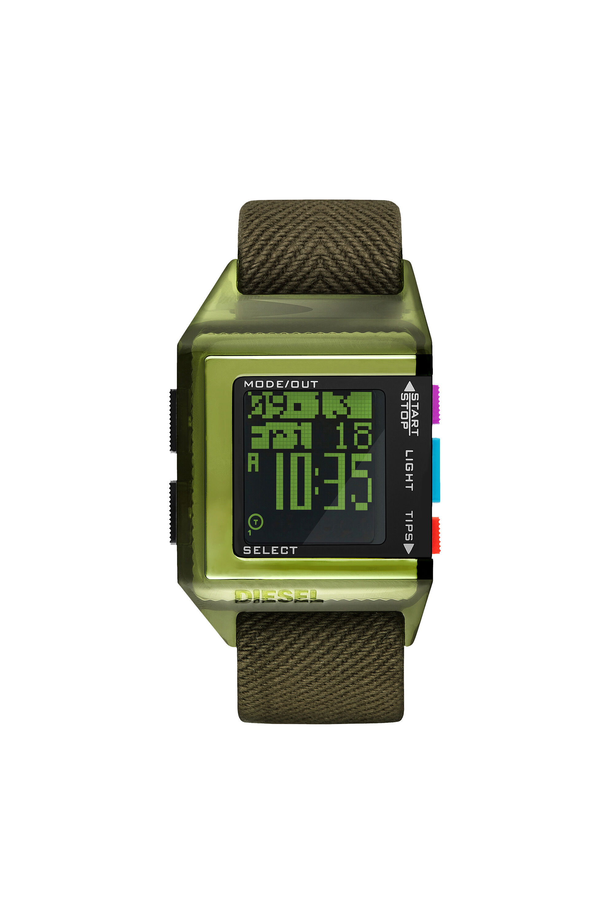 green diesel watch