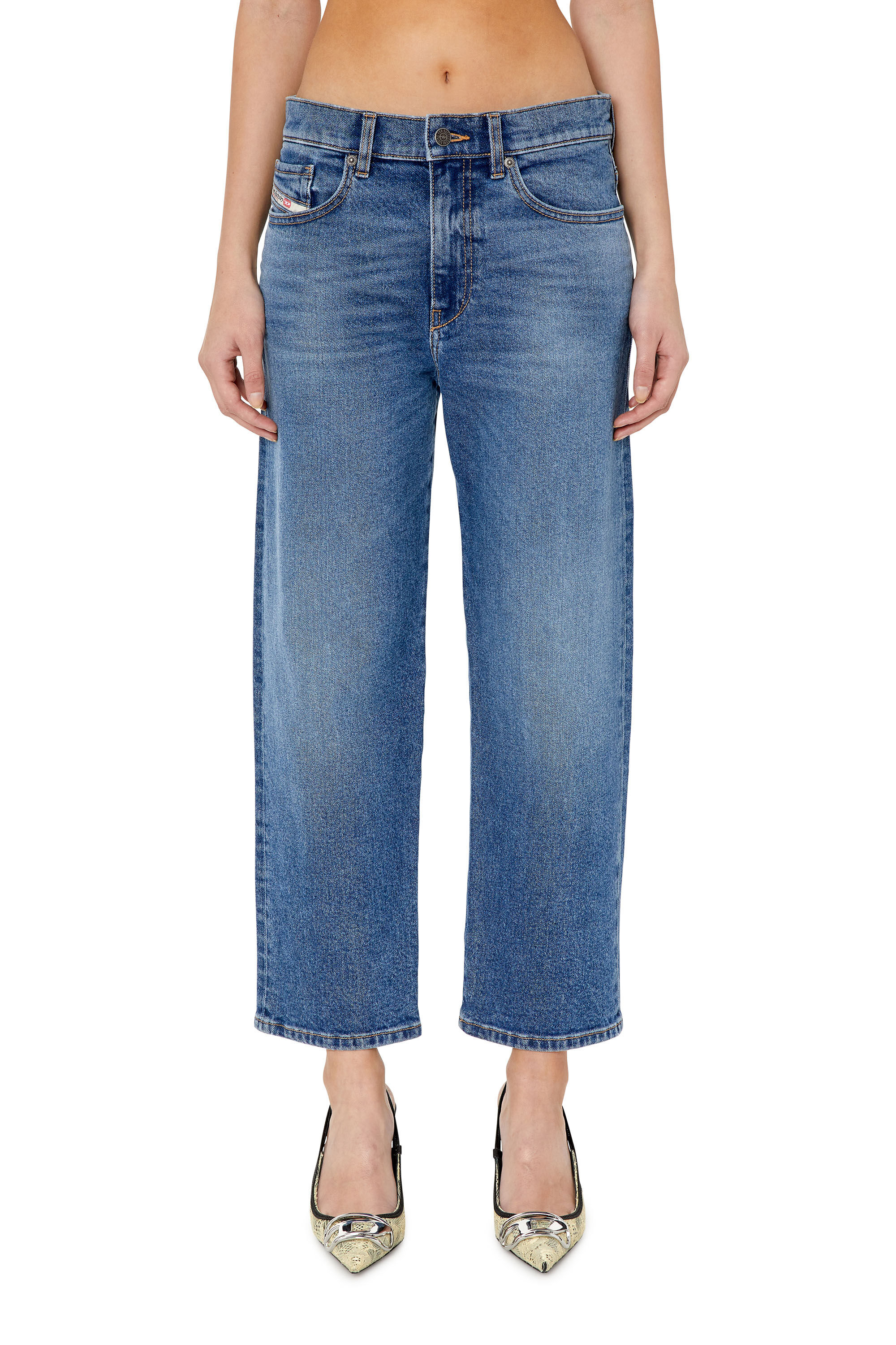 Diesel - 2016 D-Air 0NFAJ Boyfriend Jeans, Medium blue - Image 3