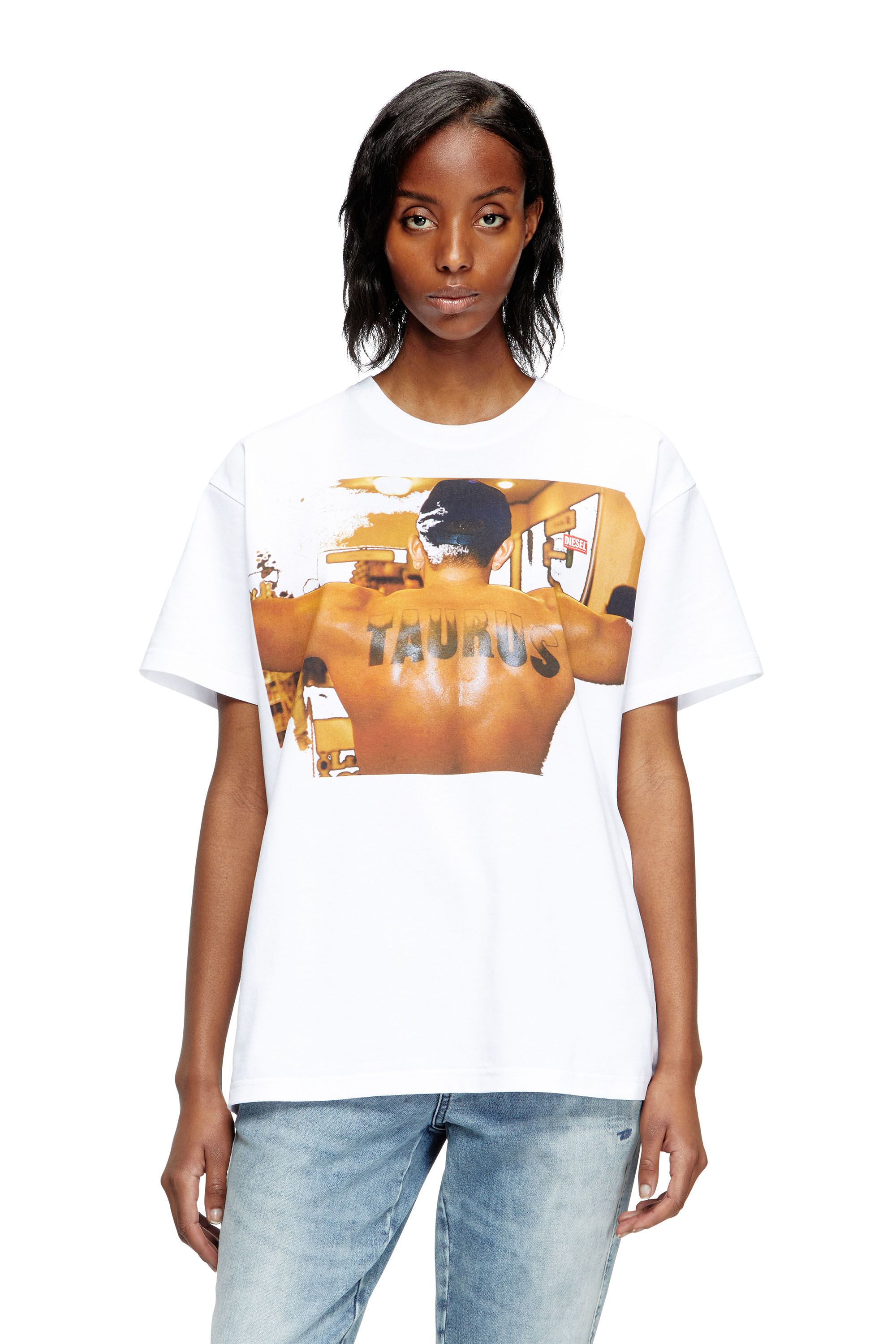 Diesel - PR-T-NORM-TOM25-1, Unisex's T-shirt with graphic print in White - 5