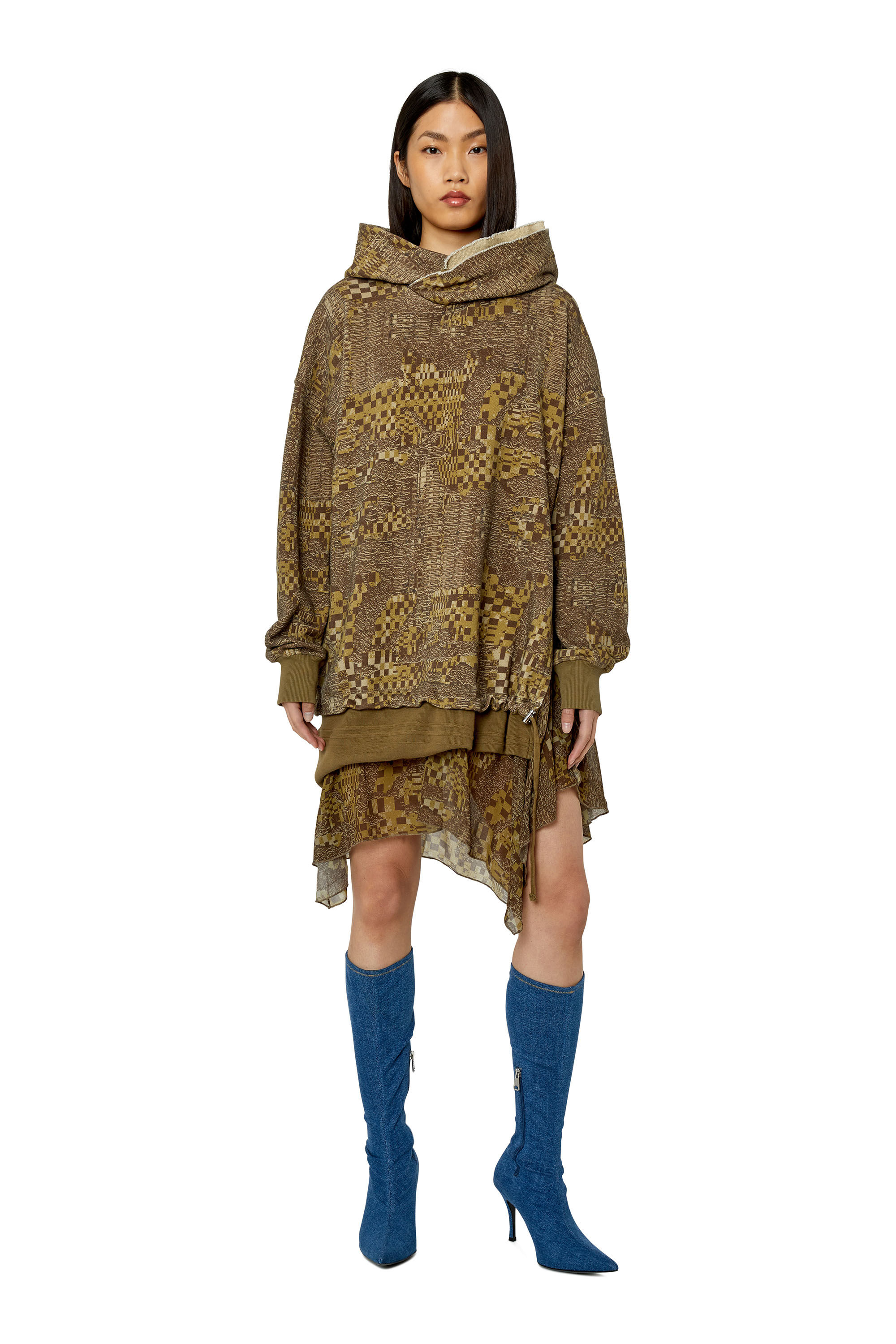 Diesel - D-ROLLY-HOOD, Military Green - Image 1