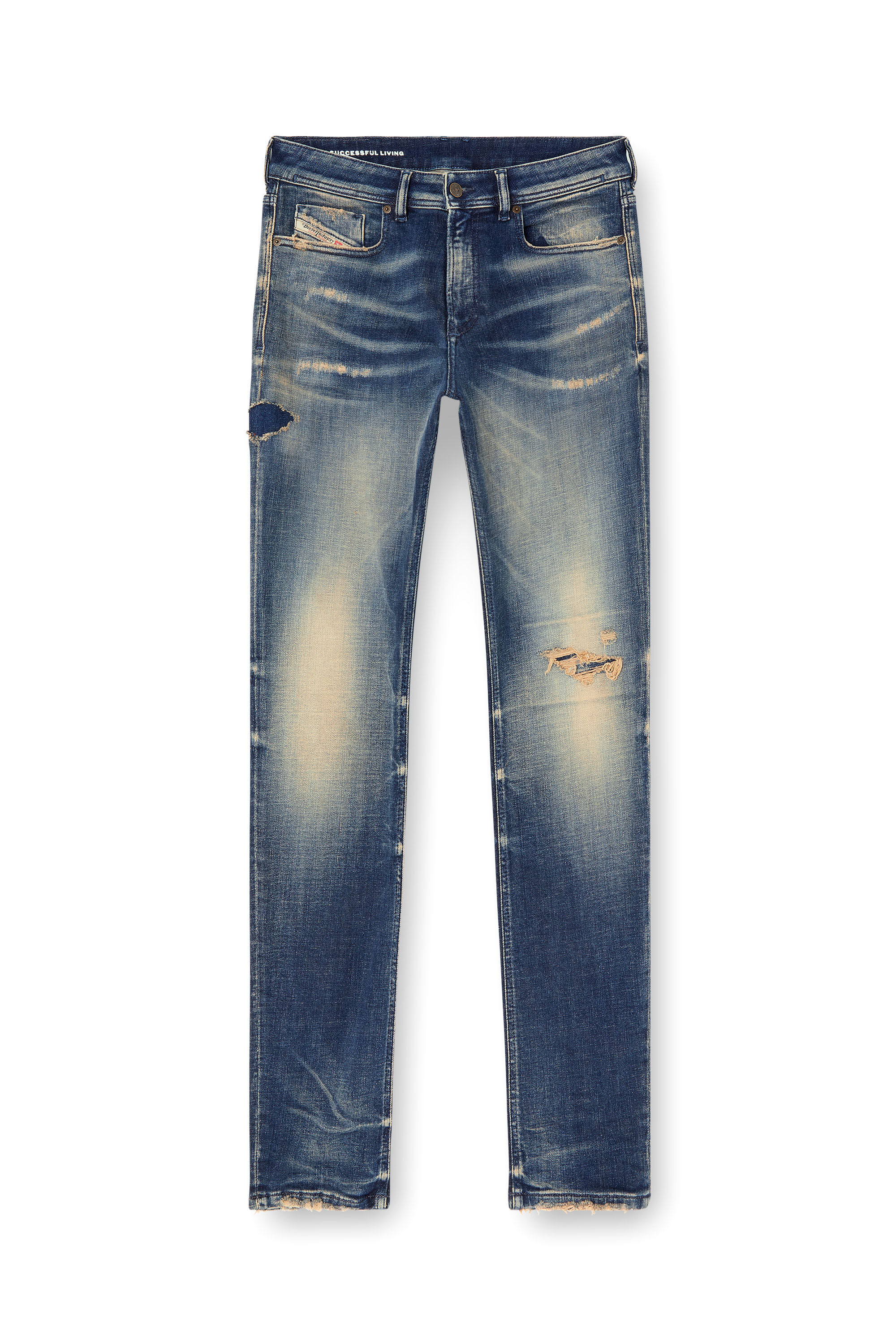 Diesel - Man's Skinny Jeans 1979 Sleenker 09K74, Dark Blue - 2