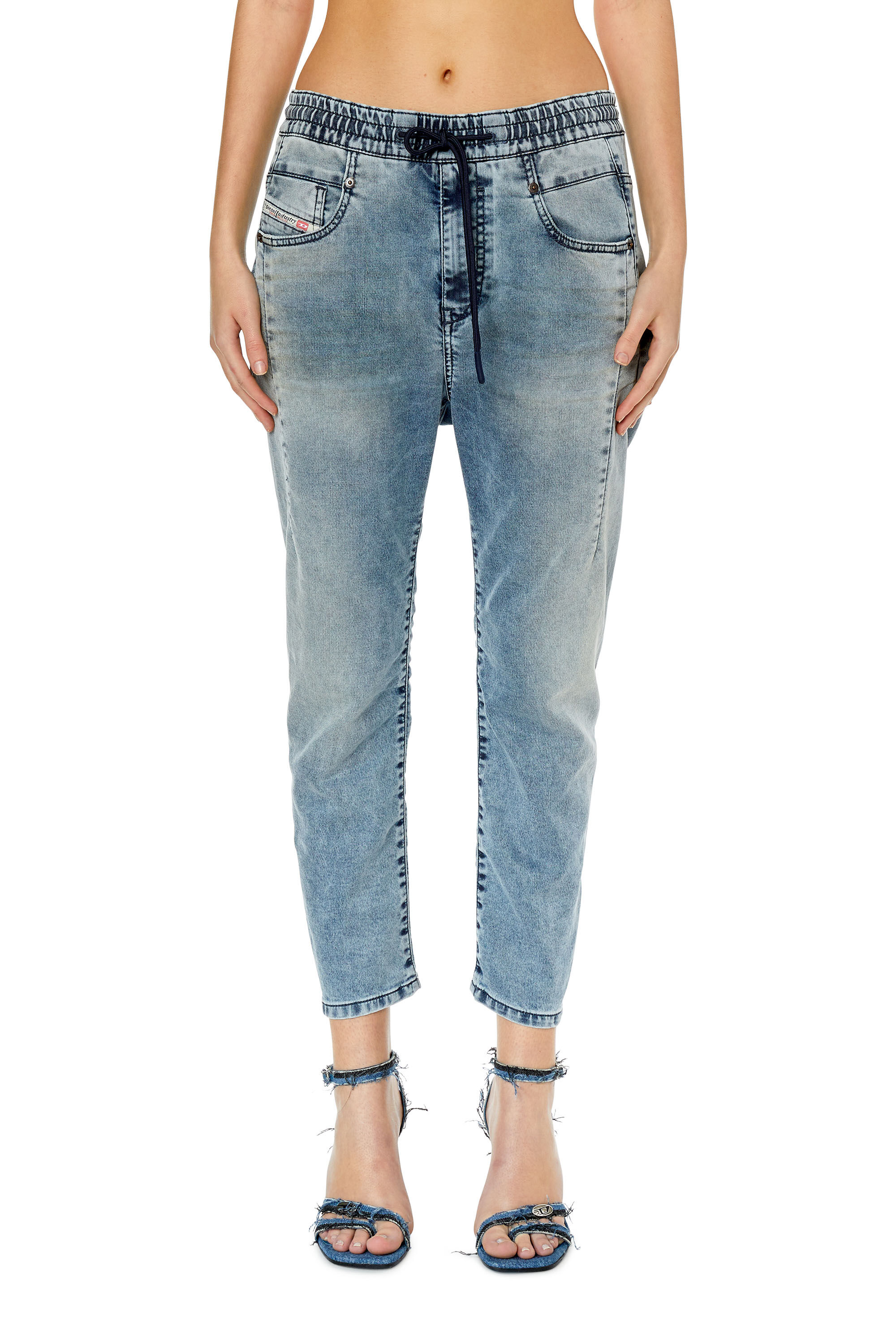 Diesel - Fayza JoggJeans® 068DU Boyfriend, Light Blue - Image 3