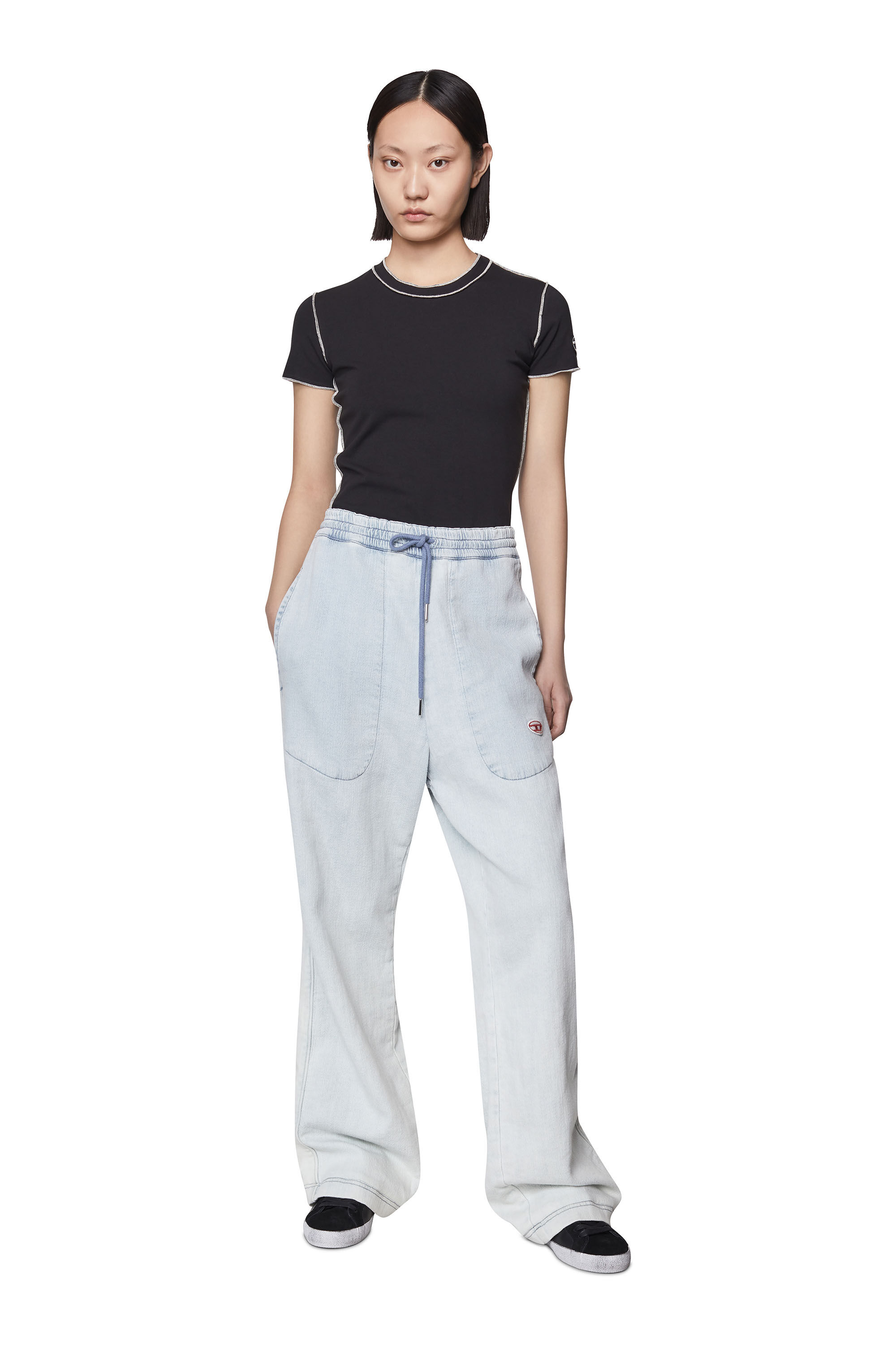 Diesel - S-LEROJI MID W, Black - Image 8