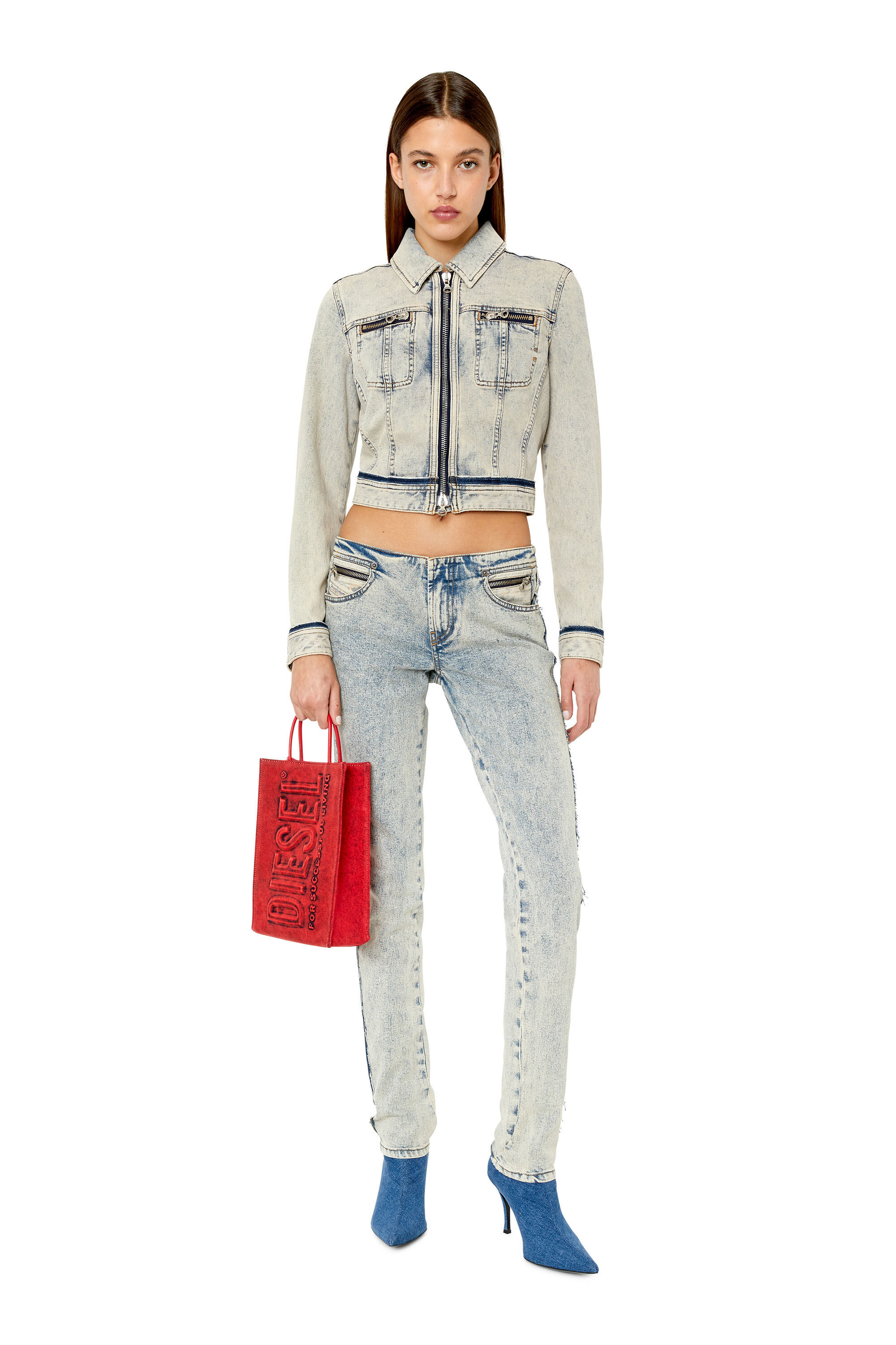 Diesel - D-Tail 09F12 Skinny Jeans, Medium blue - Image 1