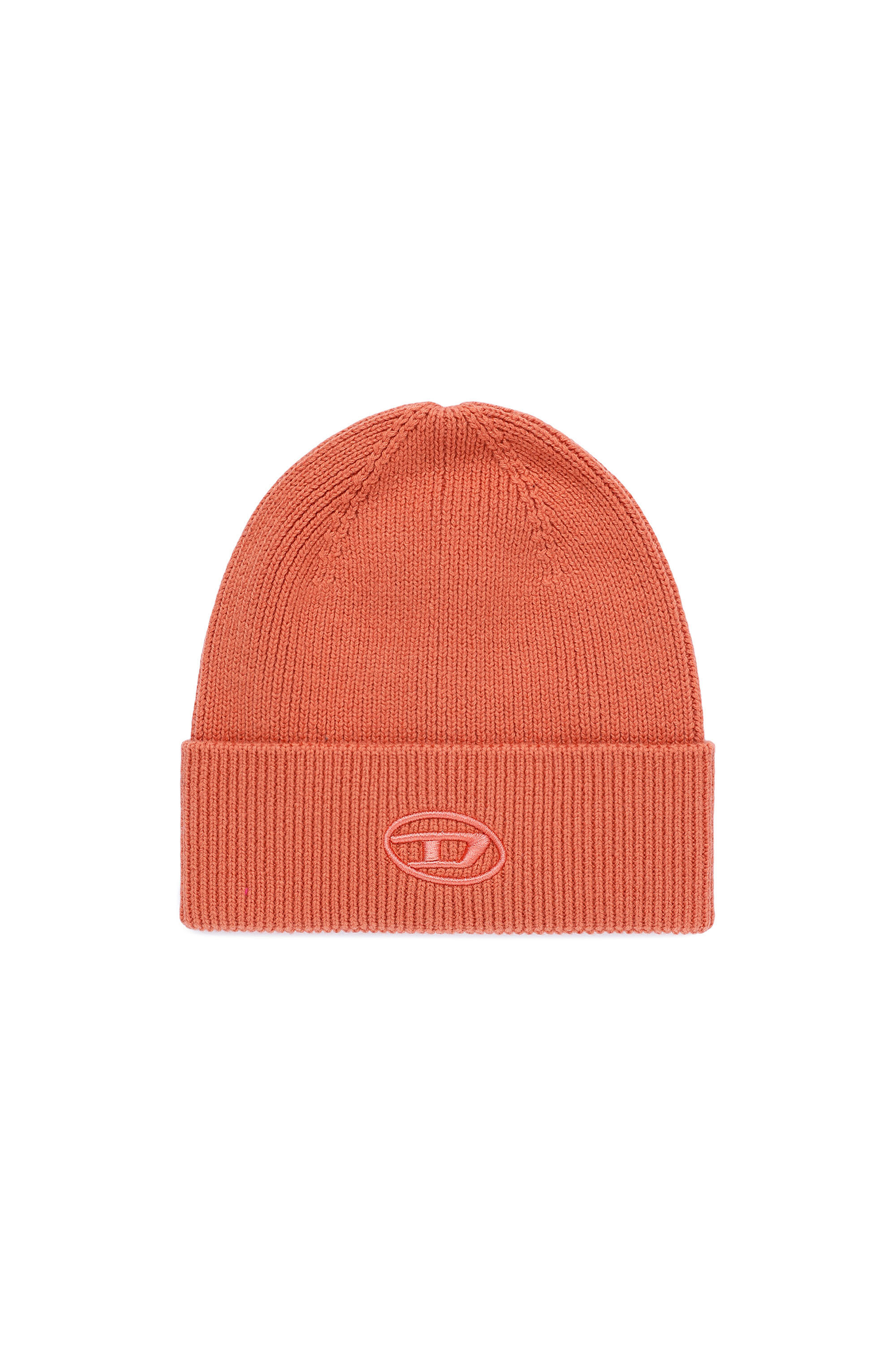 K-CODER-FULLY B: Ribbed beanie with D 