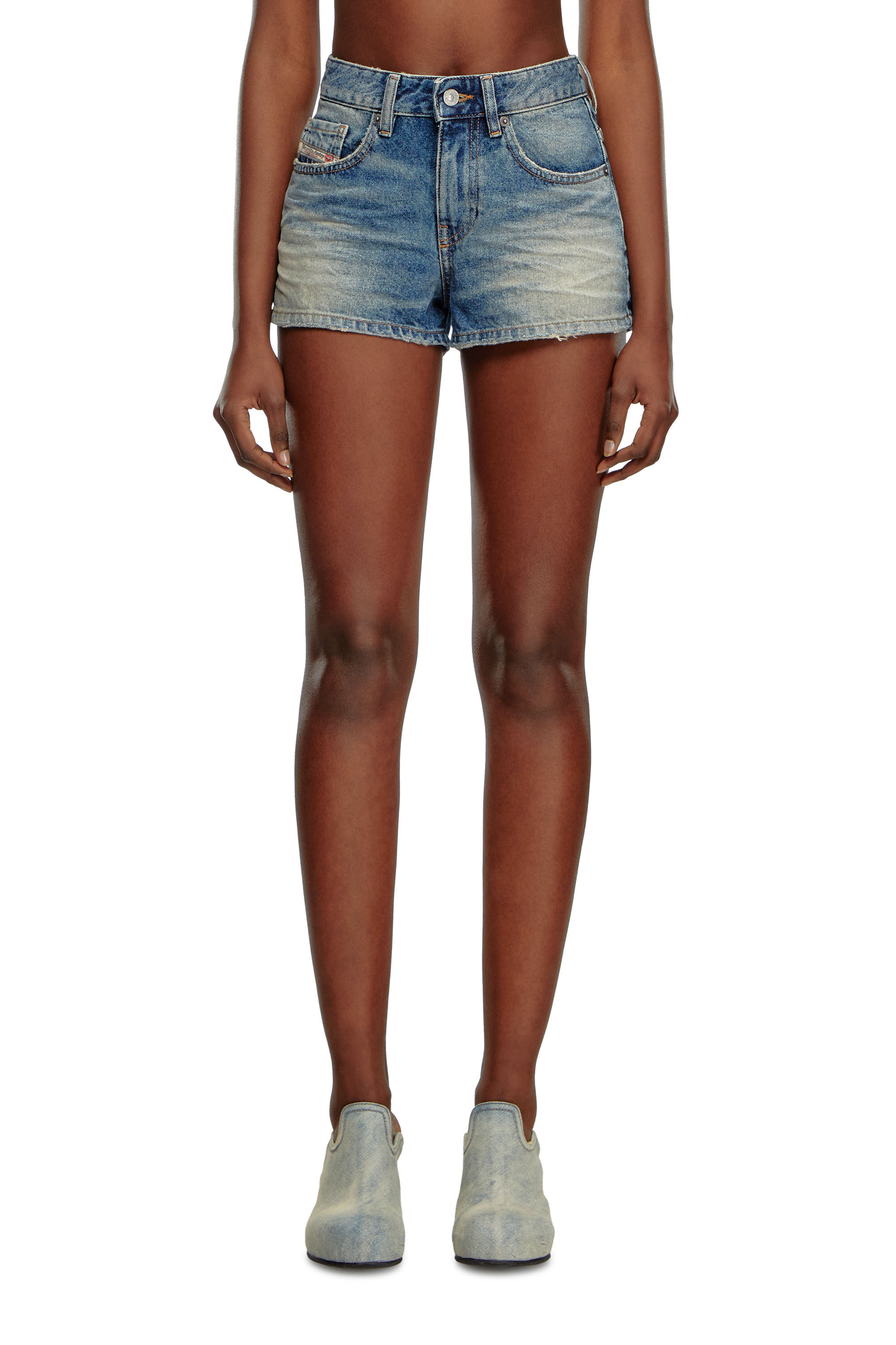 【送料&関税込】Diesel De-yuba Short Pants Women's Denim shorts | Blue | Diesel