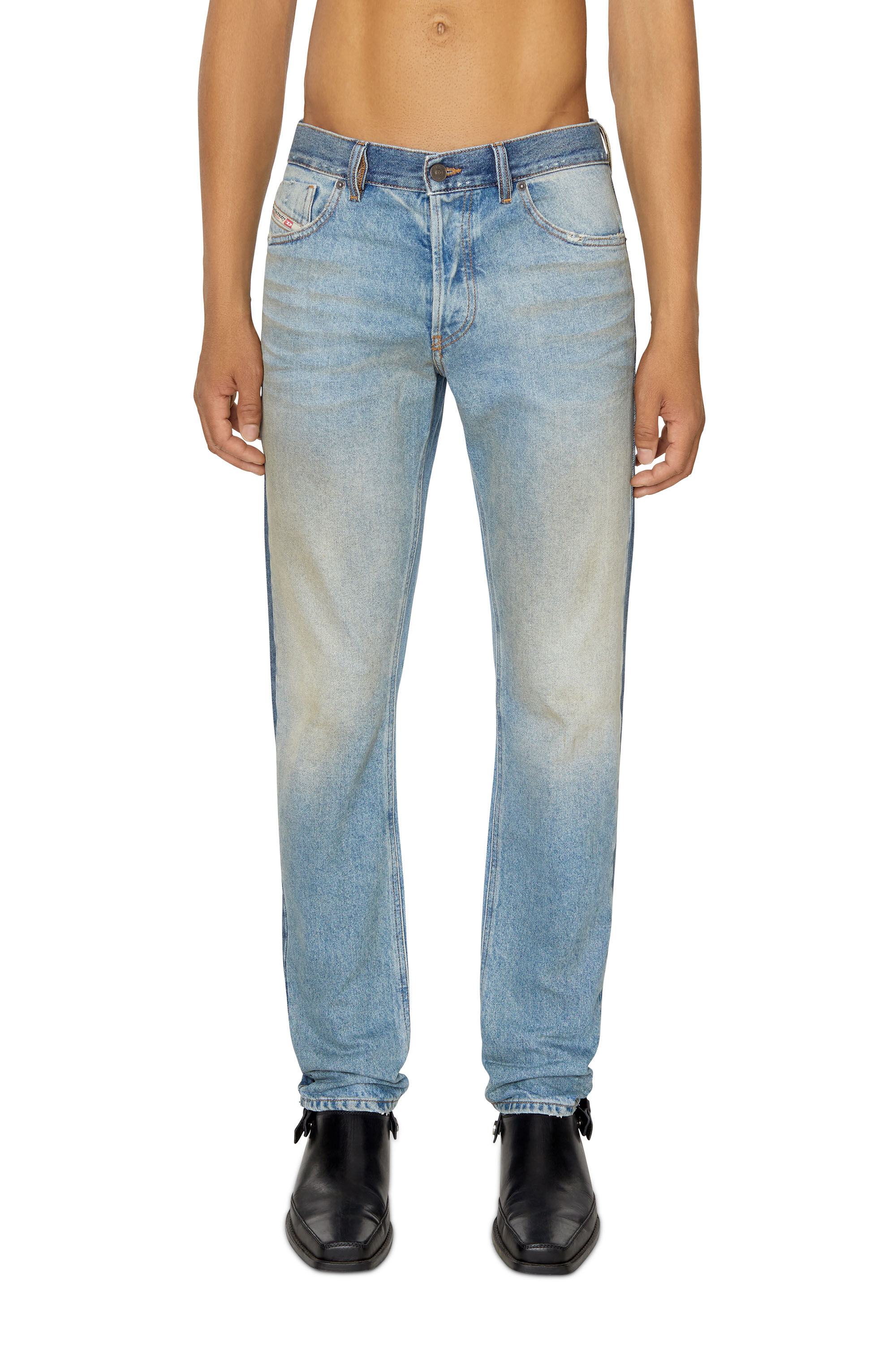 Diesel - 1995 D-Sark 09E21 Straight Jeans, Light Blue - Image 3