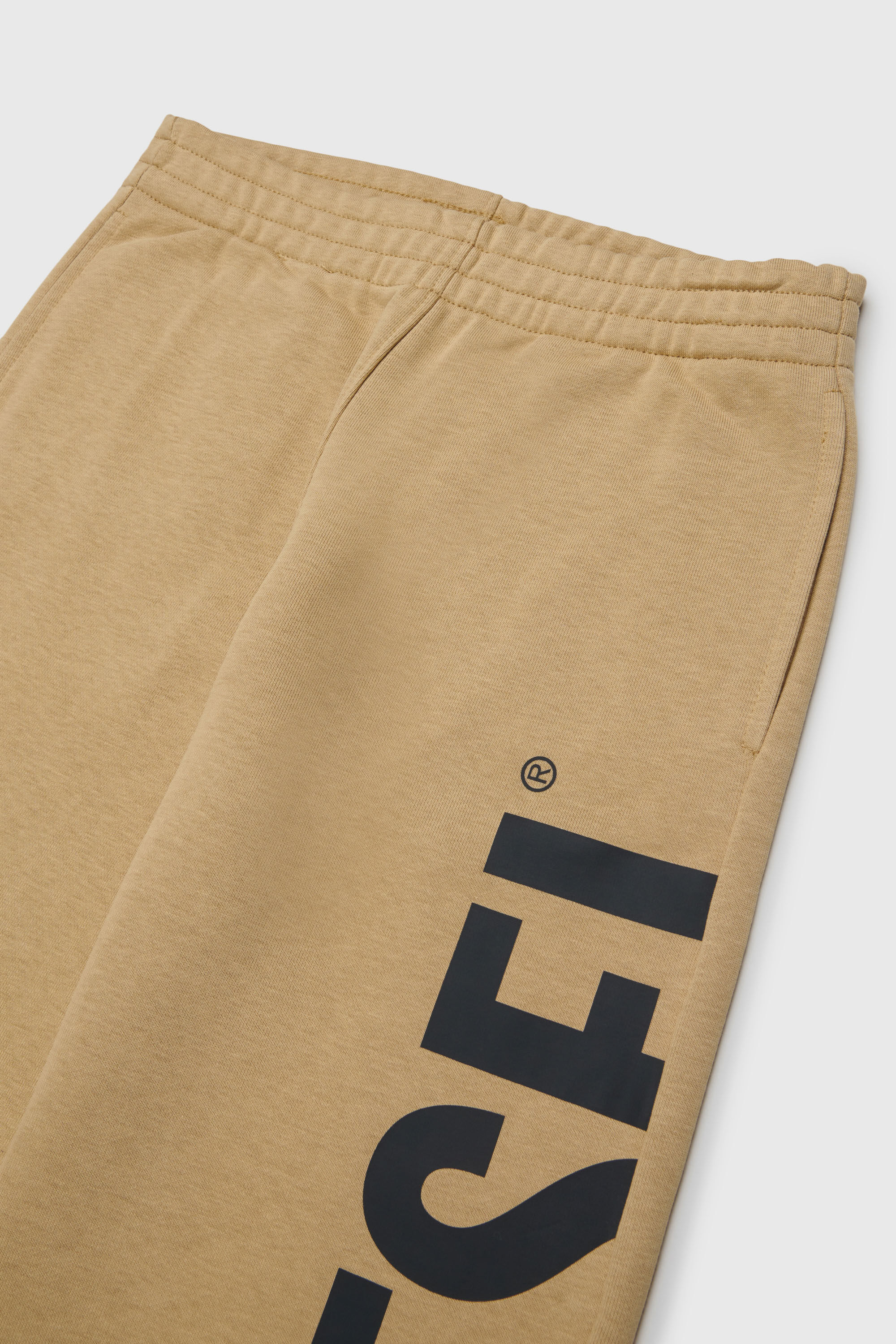 Diesel - PRES, Man's Sweatpants with cut-off logo print in Brown - 3