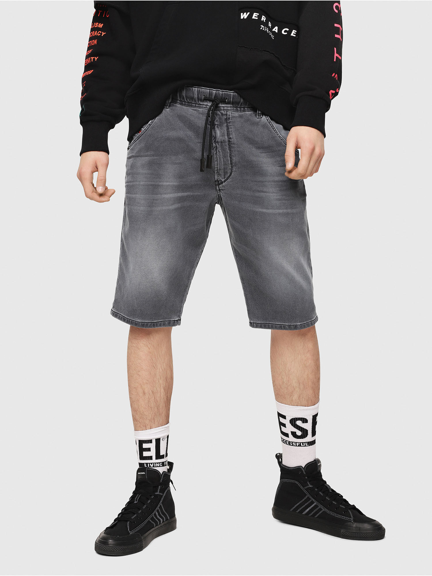 diesel krooshort denim shorts