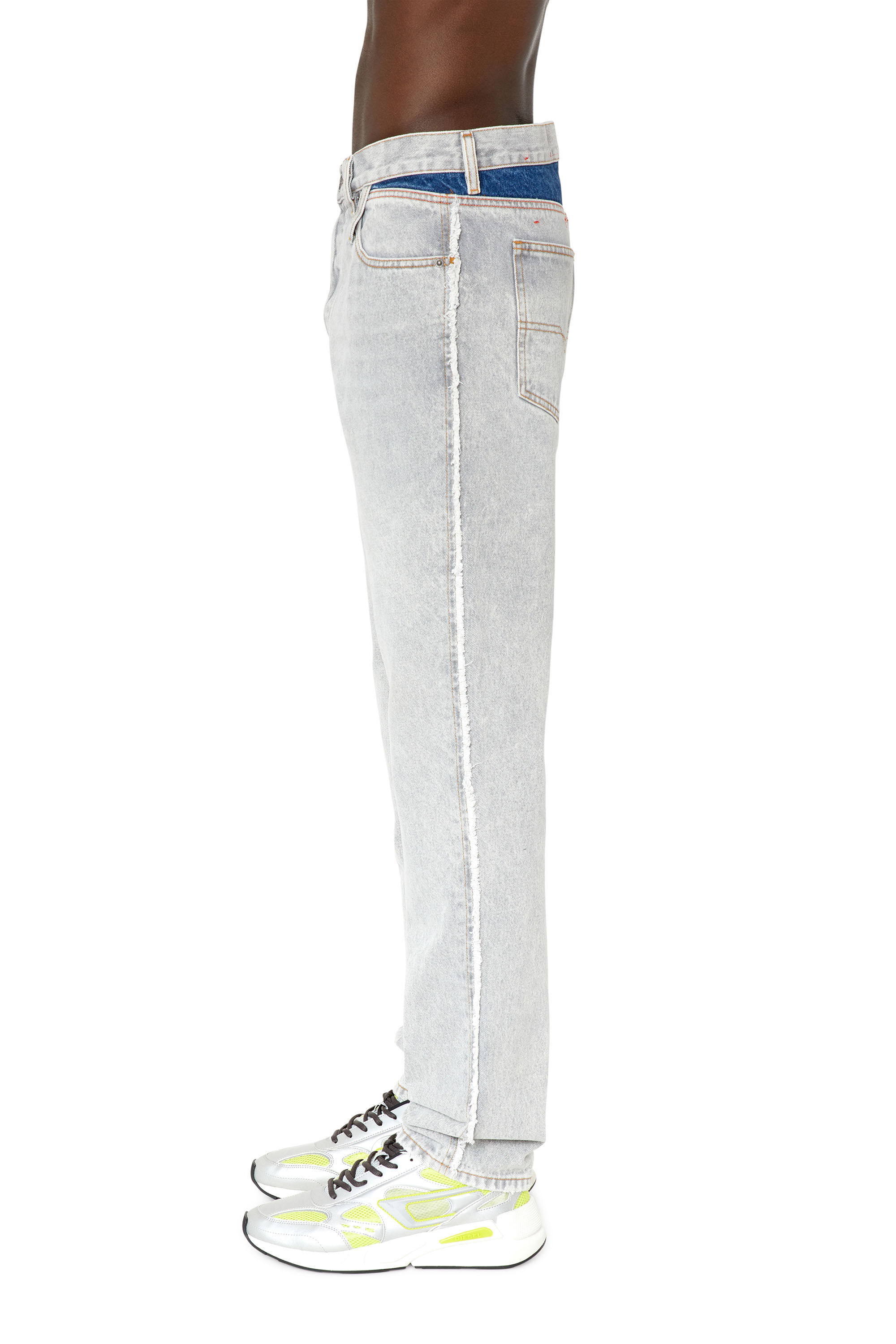 Diesel - 1995 D-Sark 007N5 Straight Jeans, Light Grey - Image 5