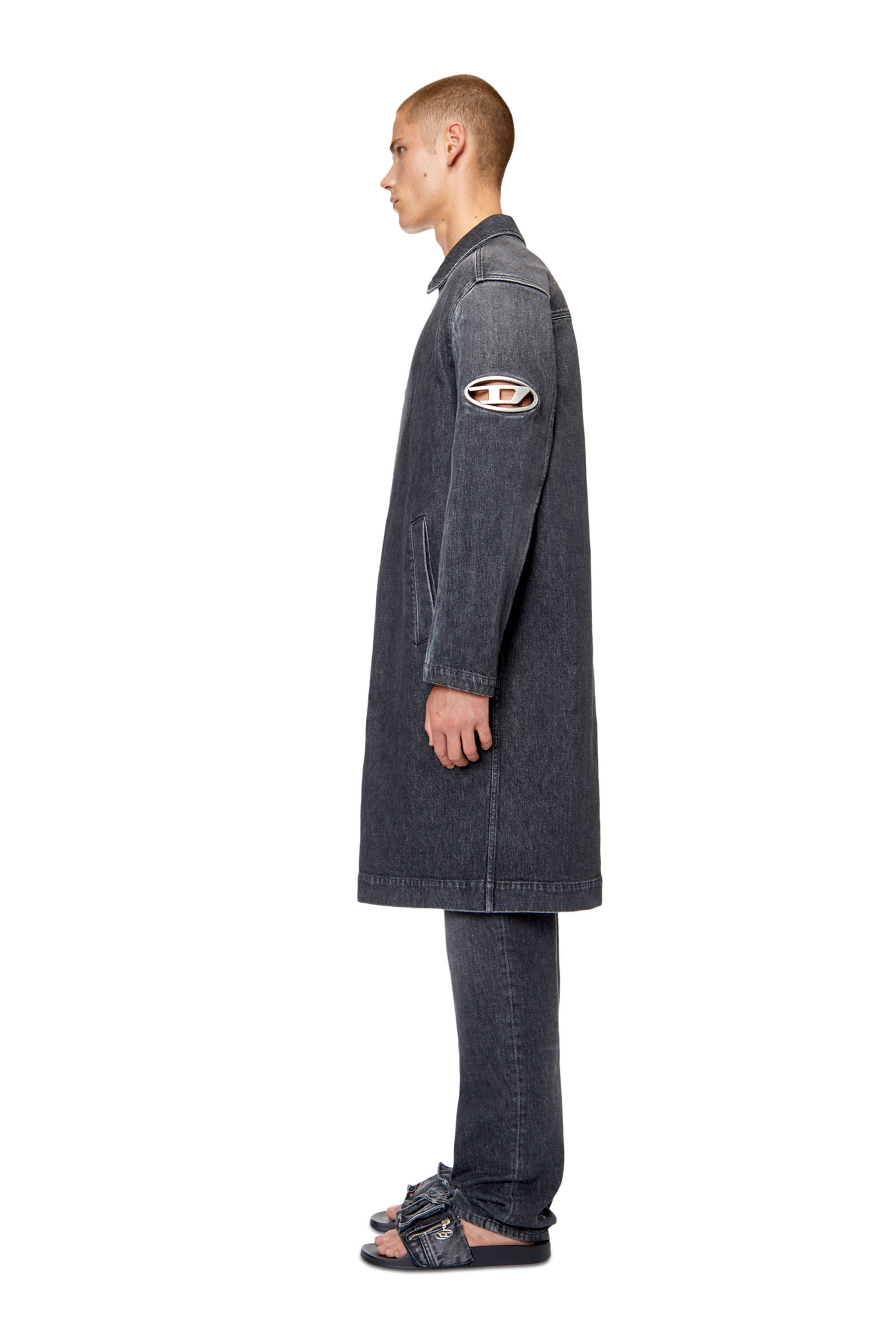 Diesel - D-ROKU-LONG-FSC1, Black/Dark grey - Image 4