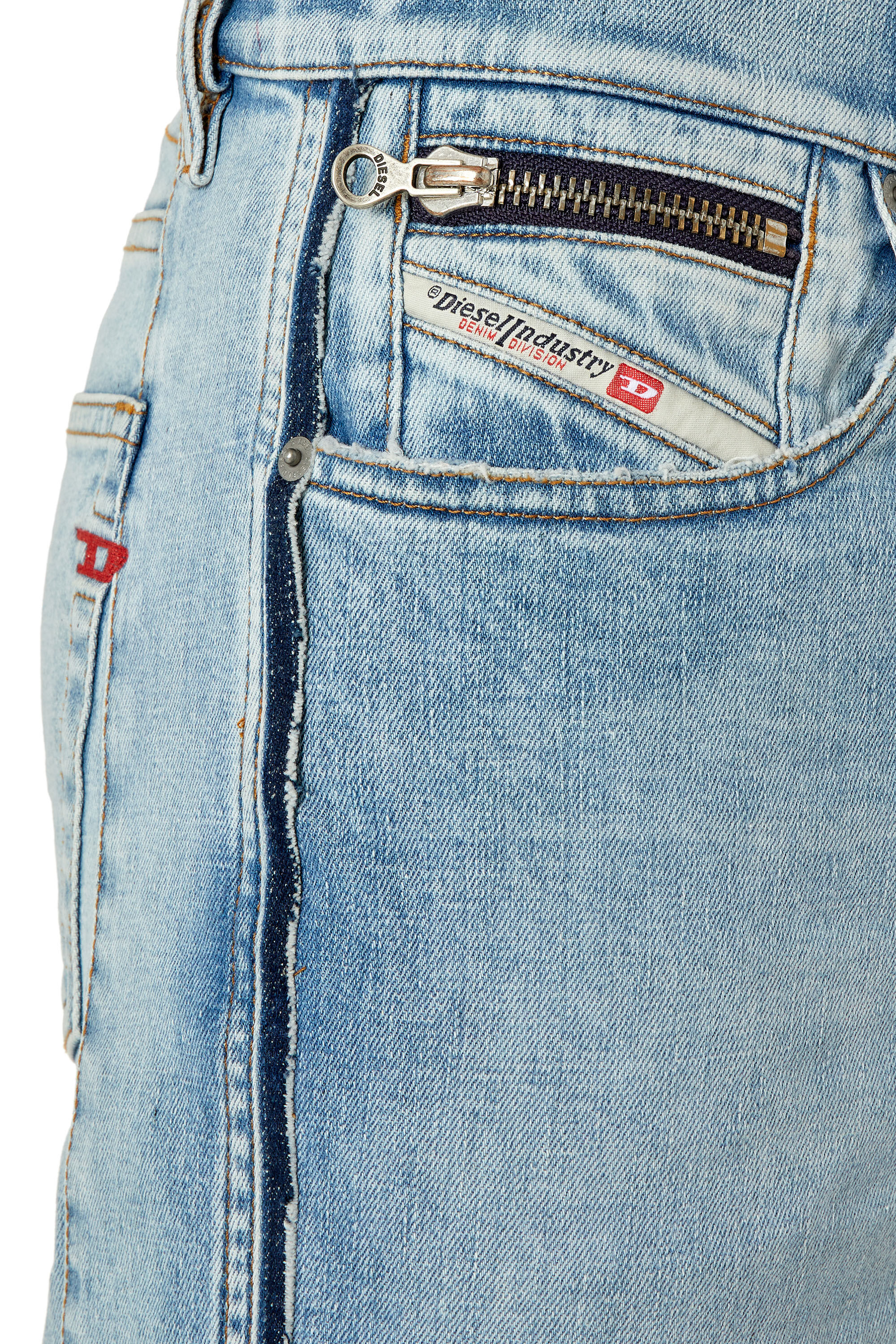 Diesel - Straight Jeans 2020 D-Viker 09F41, Light Blue - Image 5
