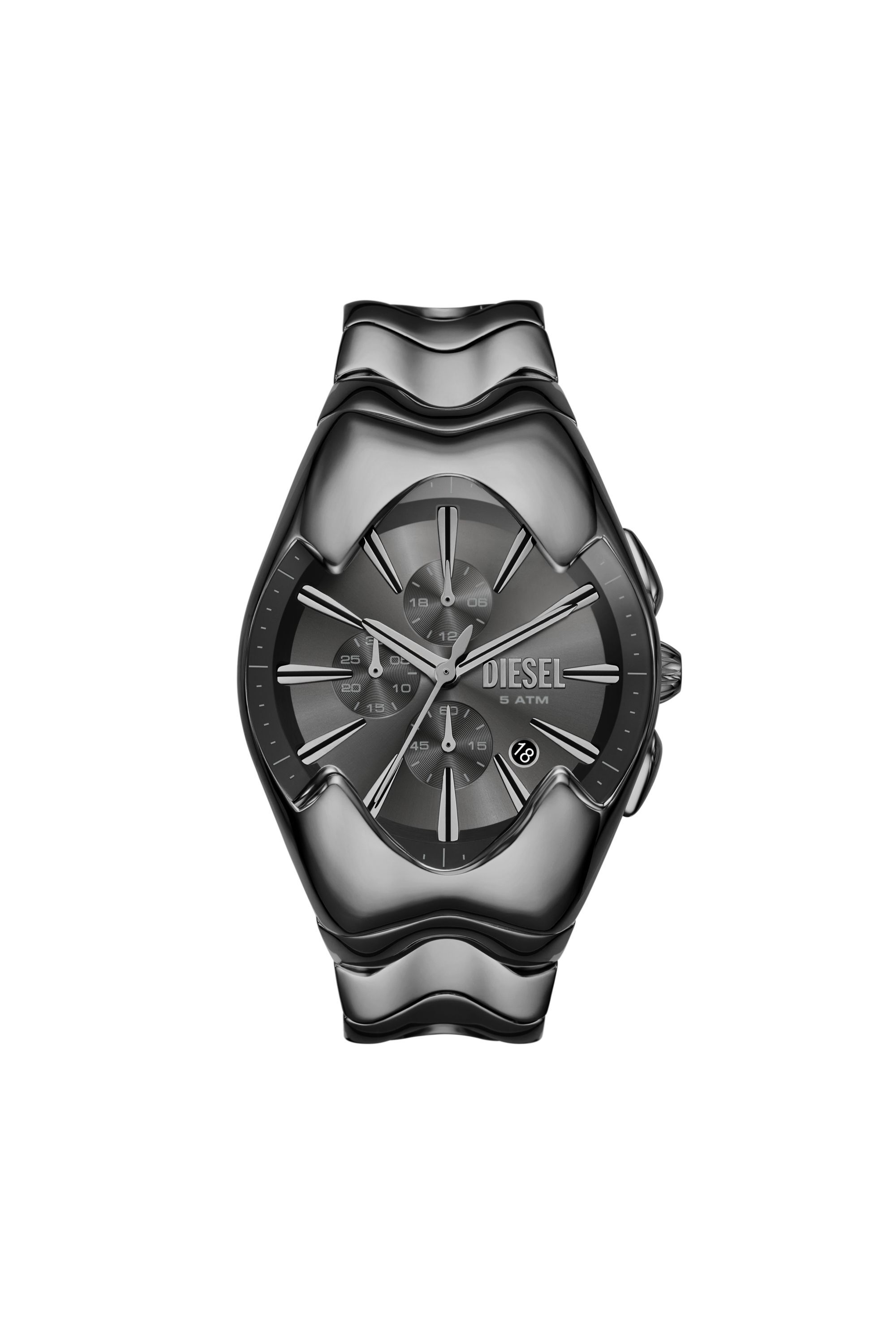 Men's Diesel Mercurial Chronograph Gray Stainless Steel Watch