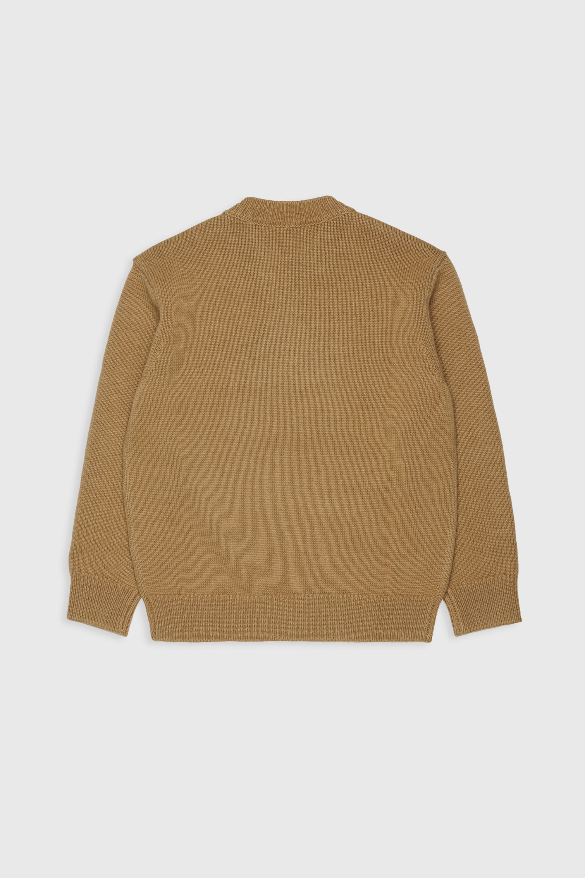 Diesel - KONZI OVER, Man's Cashmere-enriched jumper with destroyed logo in Brown - 2