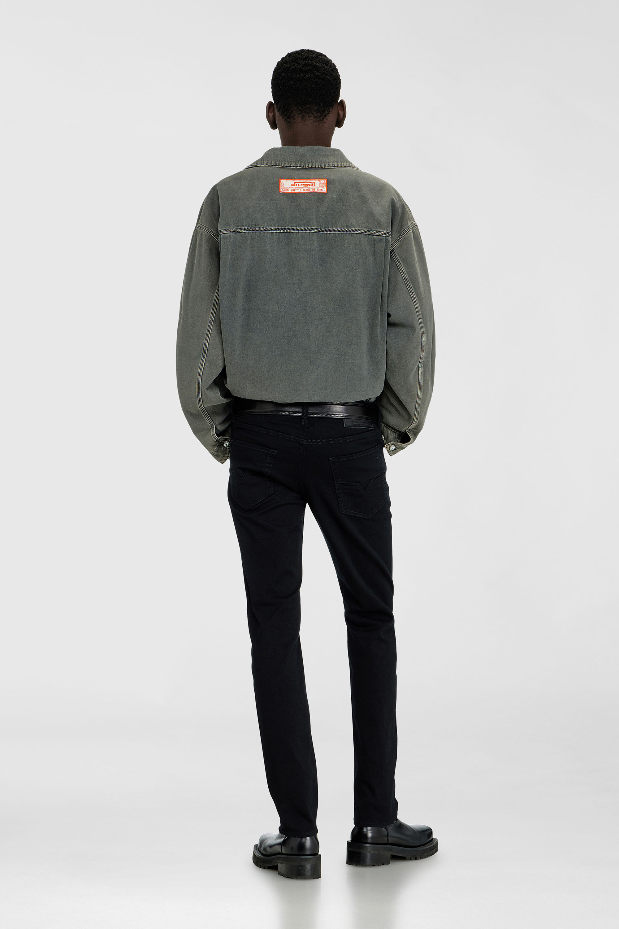 Diesel - Man's Regular Jeans 1986 Larkee-Beex 0688H, Black/Dark grey - 3