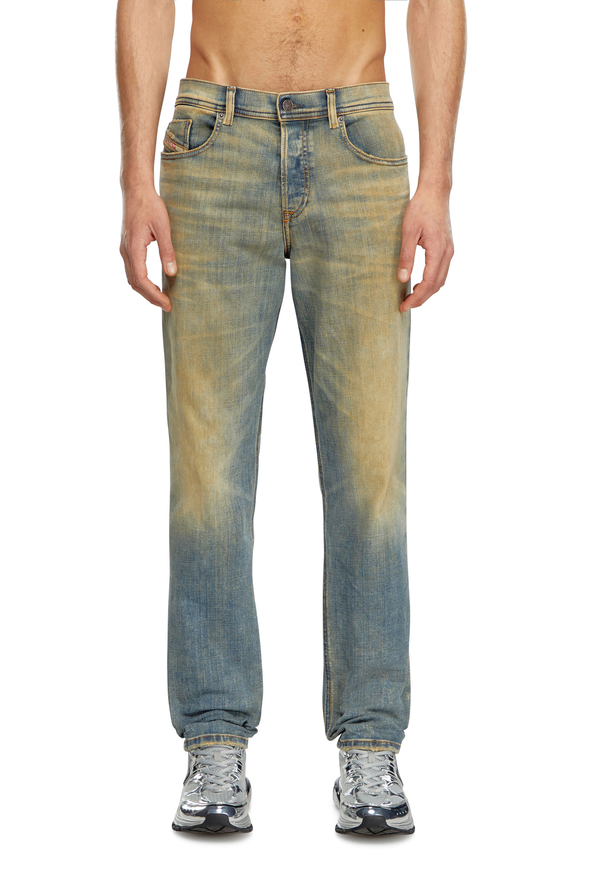 Diesel - Man Tapered Jeans 2023 D-Finitive 09J51, Medium blue - Image 3