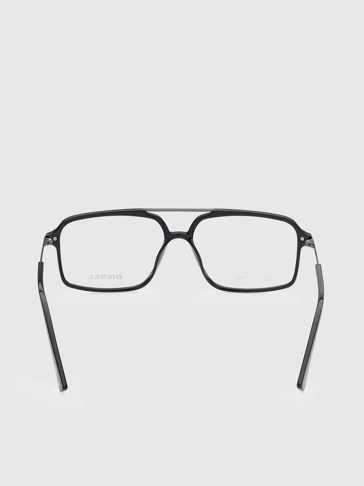 Diesel - DL5405, Man's Navigator glasses with a slightly rounded shape in Black - 4