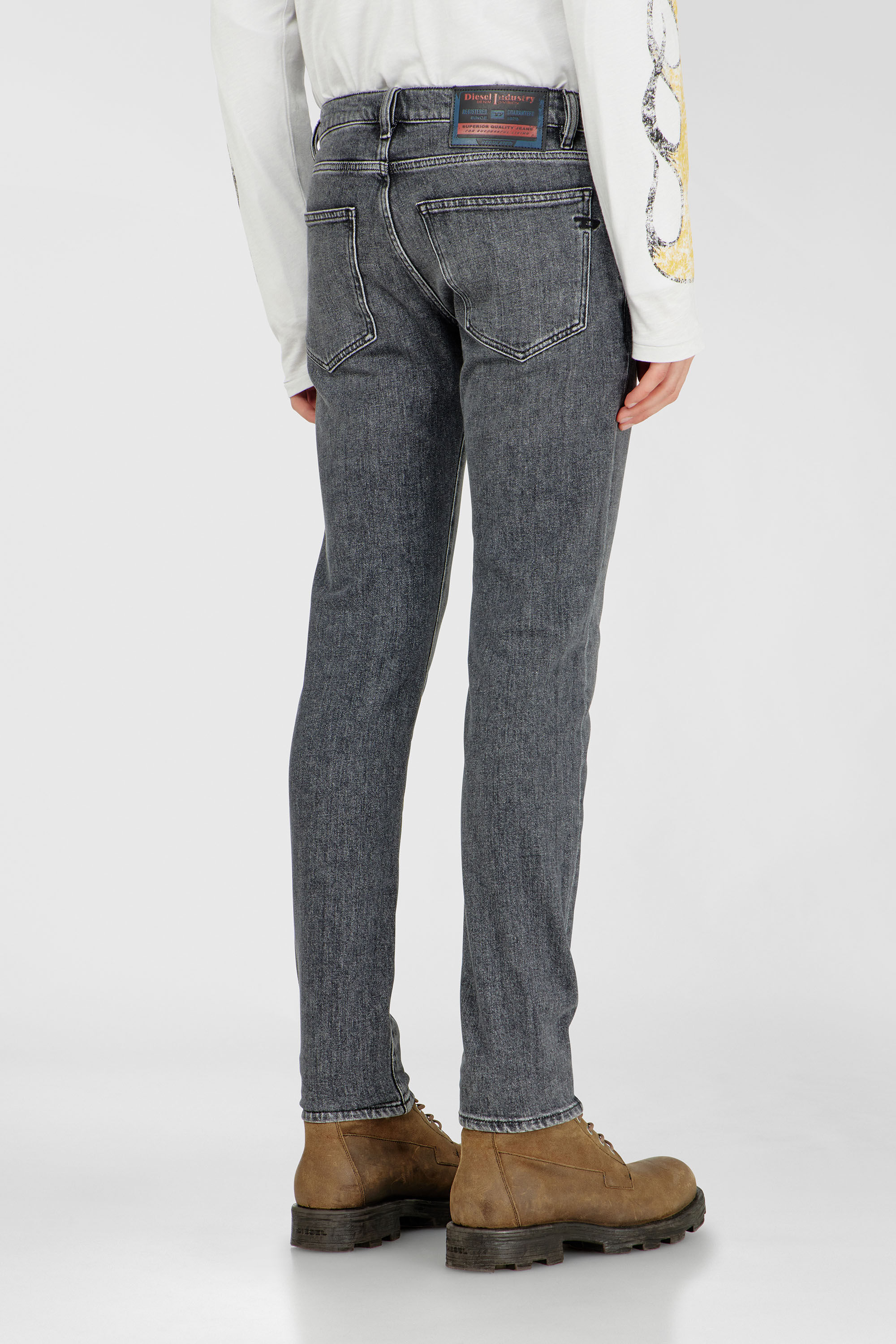 Diesel - Man's Slim Jeans 2019 D-Strukt 0CIAT, Grey - 5