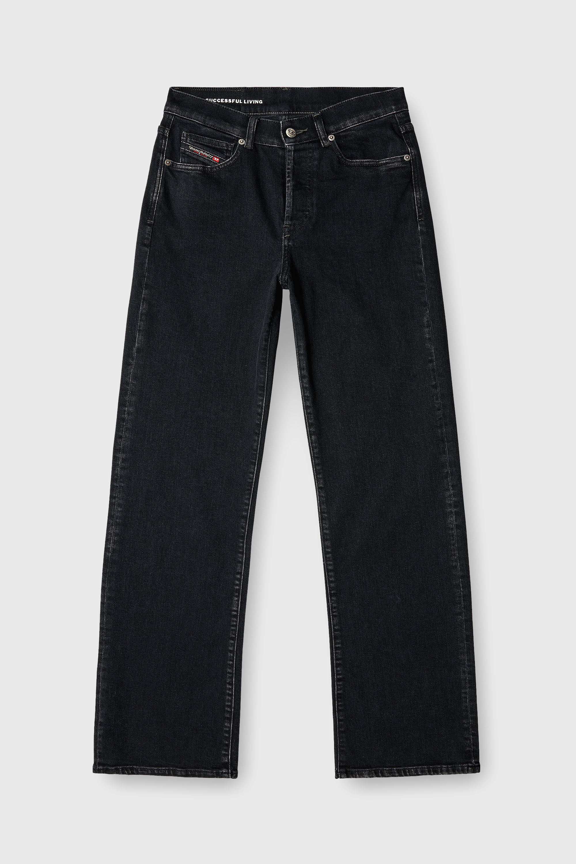 Diesel - Woman's Regular Jeans 1971 D-Sent 09N89, Black/Dark grey - 6