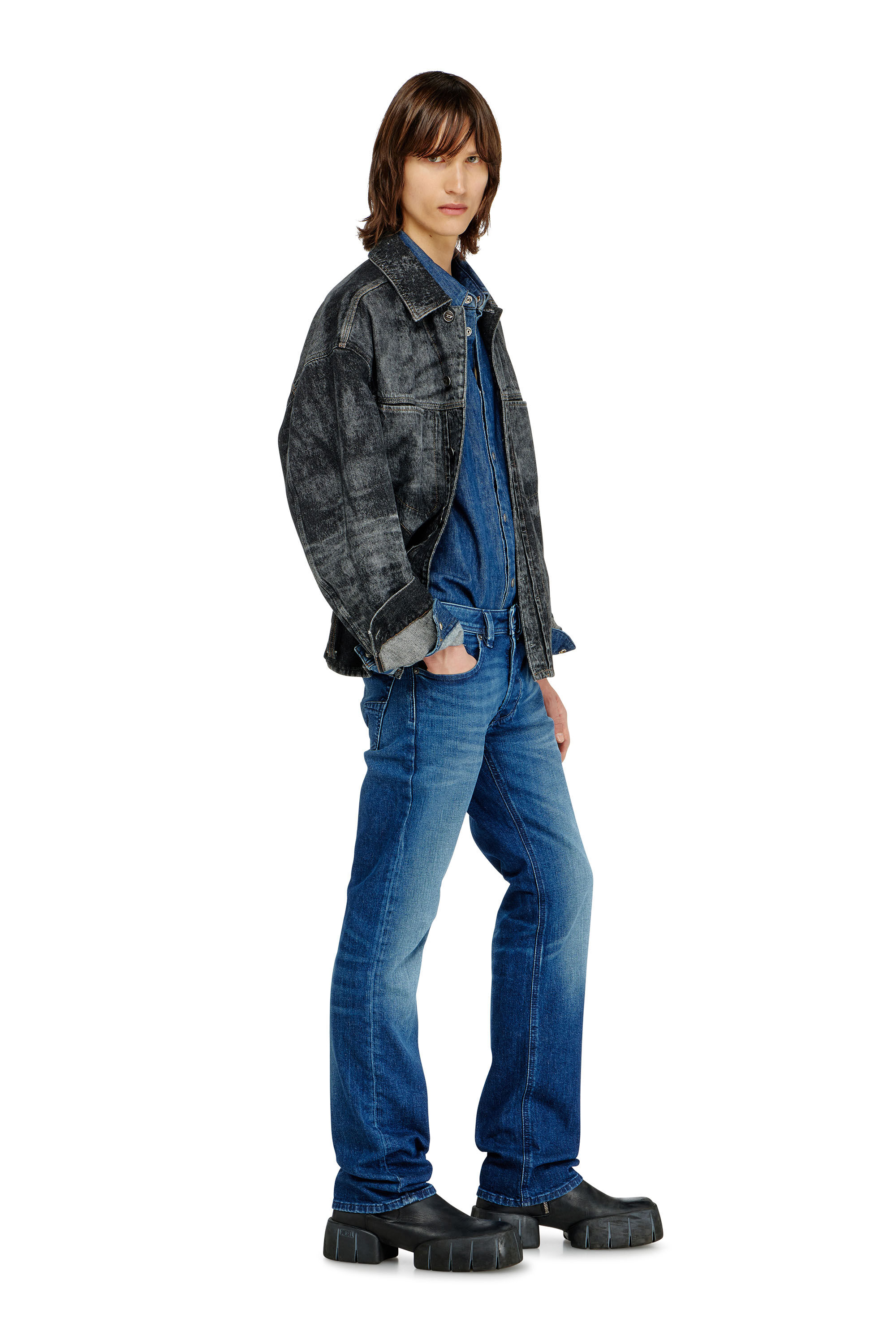 Men's Regular Jeans | Low Waist 1985 LarkeeDark Blue | Diesel LT