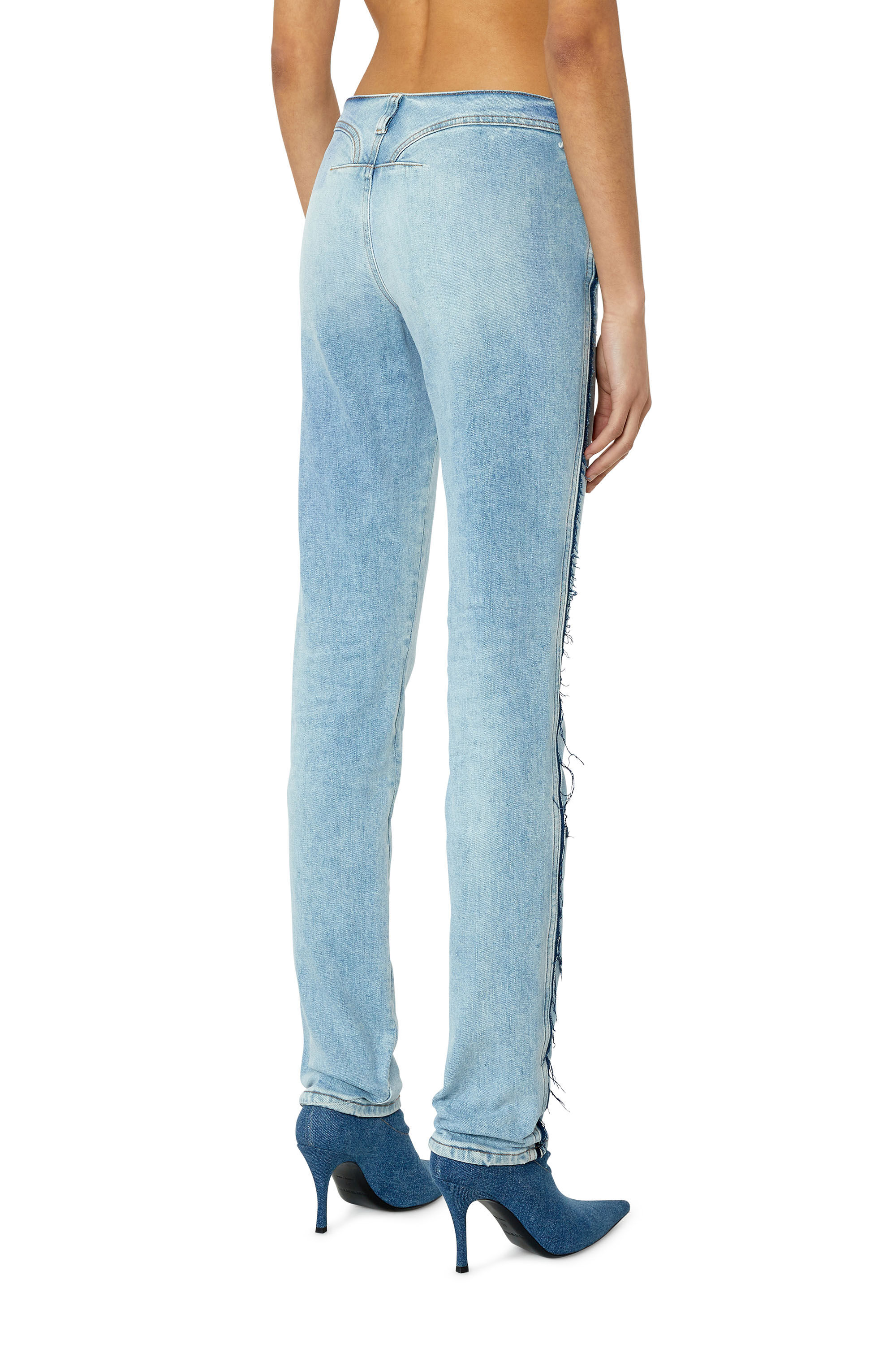 Diesel - D-Tail 09F41 Skinny Jeans, Light Blue - Image 4