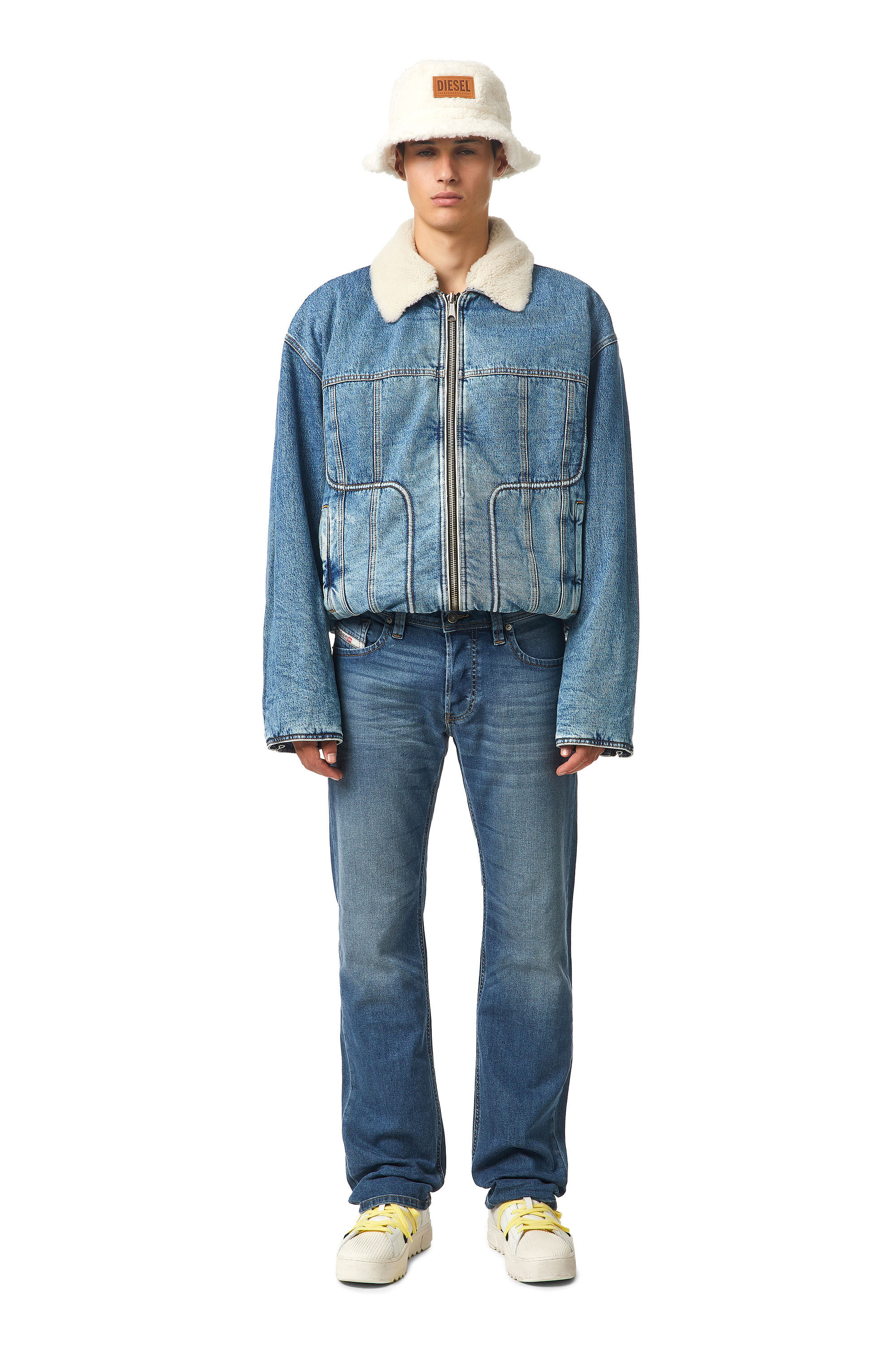 Diesel - Larkee 009EI Straight Jeans, Medium blue - Image 1
