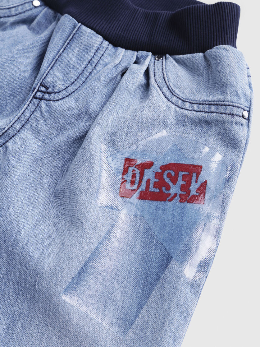 Priggy B N Baby Girls Jeans With Logo Tape Diesel