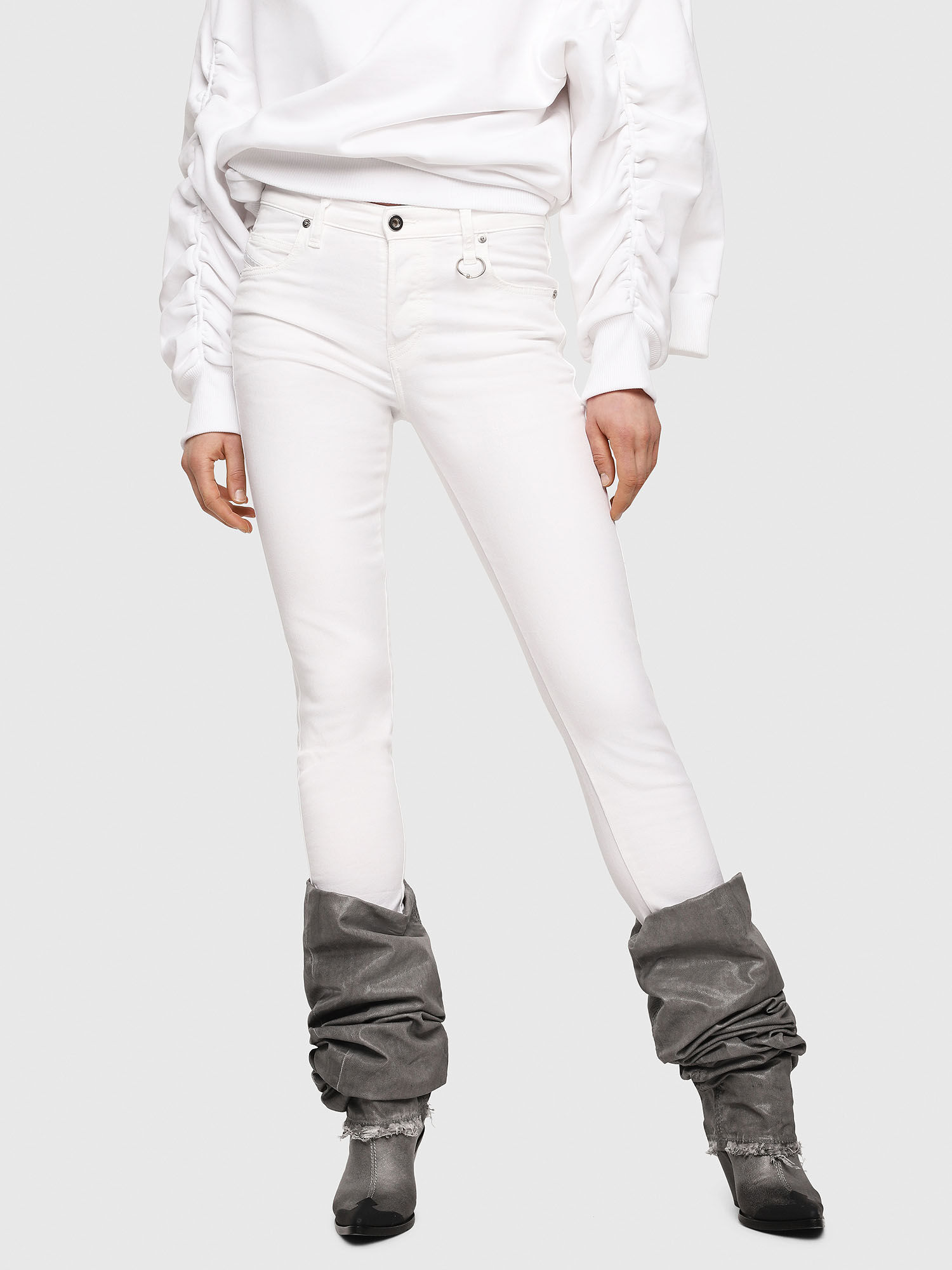 diesel white jeans womens