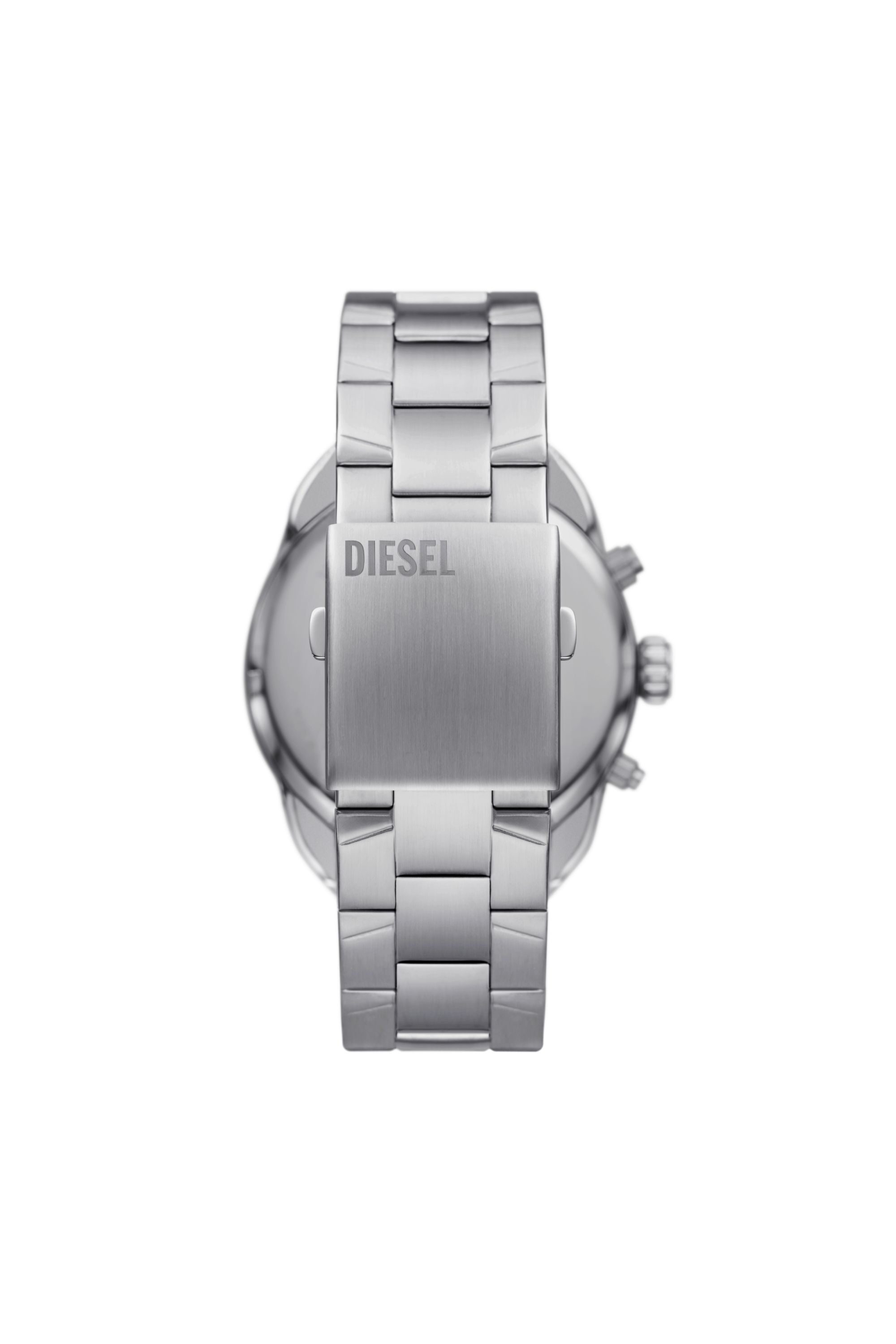 Men's Spiked chronograph stainless steel watch | Silver | Diesel