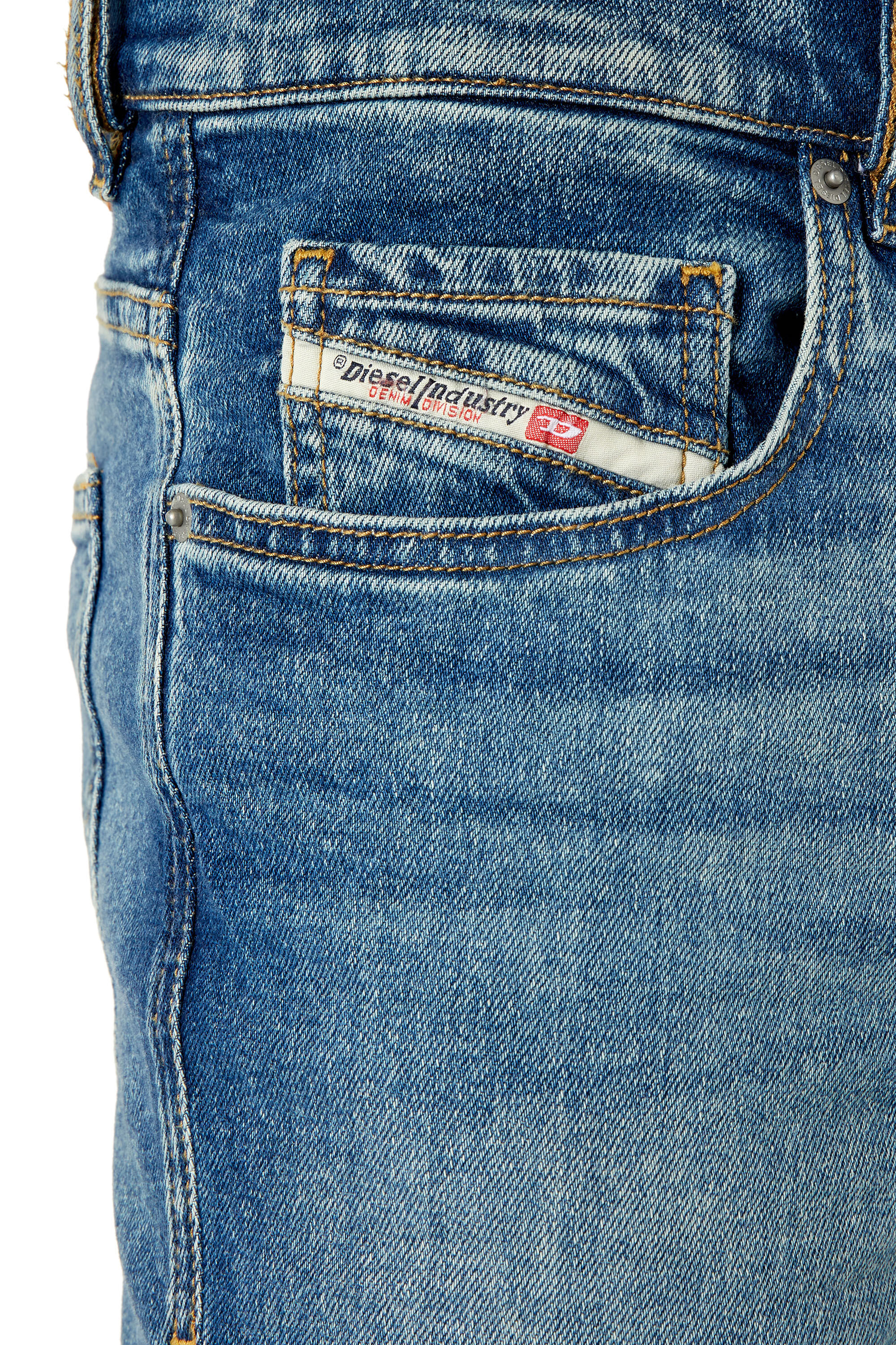 Diesel - 2021 D-Vocs E09EI Bootcut Jeans, Medium blue - Image 5