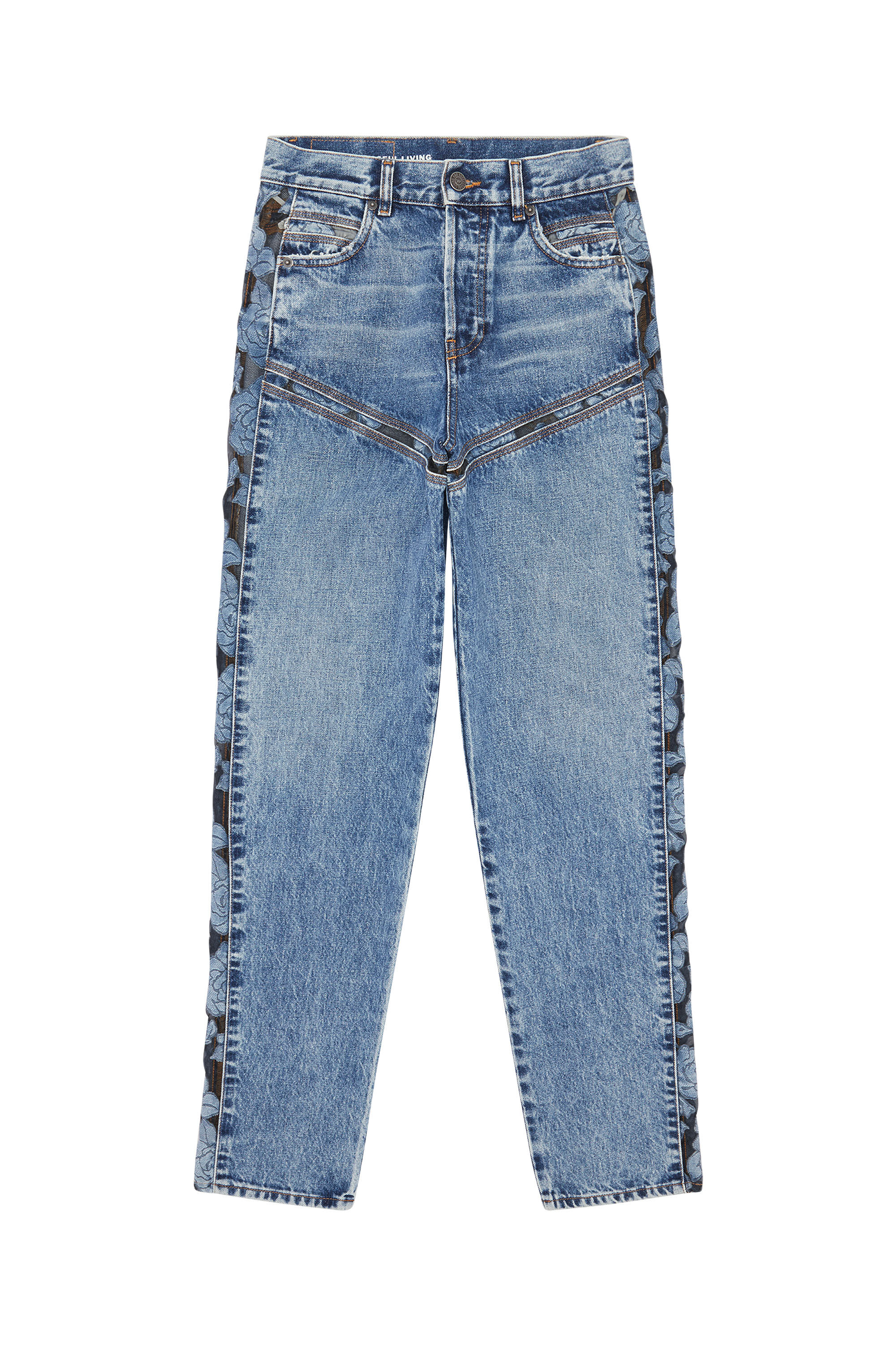 Diesel - Straight Jeans D-Pilut 007J3, Medium blue - Image 2