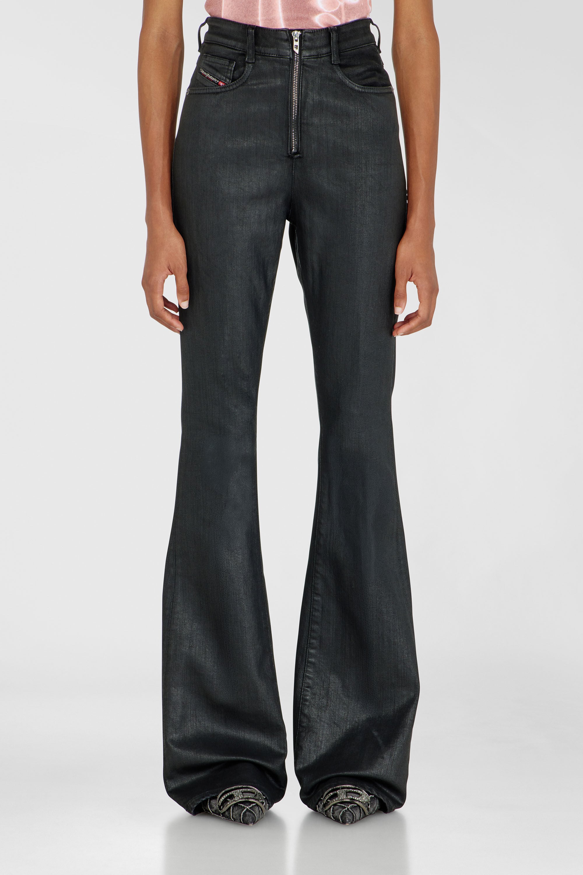 Diesel - Woman's Bootcut Jeans 1973 D-Partt 09P78, Black/Dark grey - 4