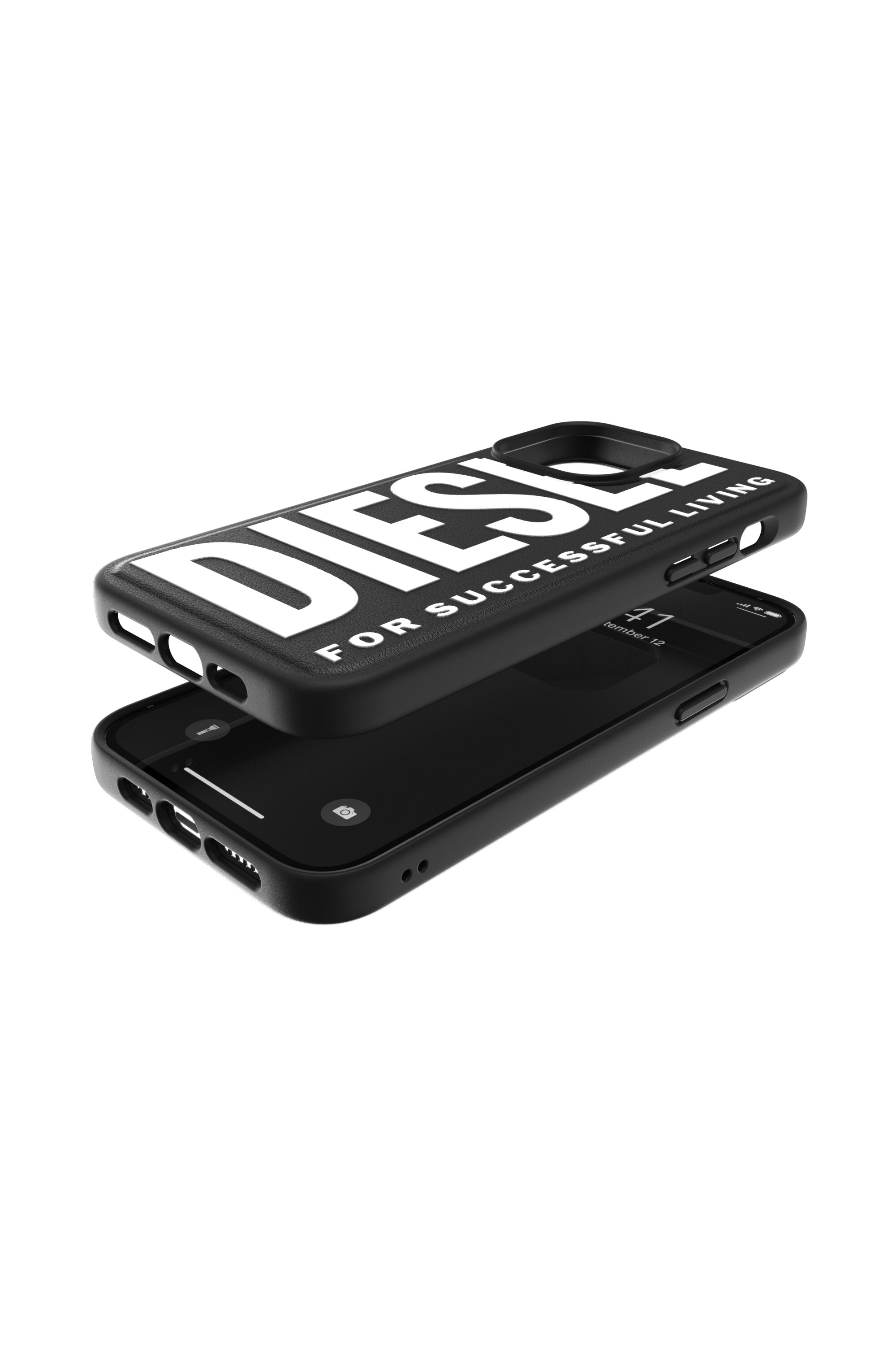 Diesel - 48258 STANDARD CASE, Unisex's Moulded case core for iPhone 13 Pro Max in Black - 3