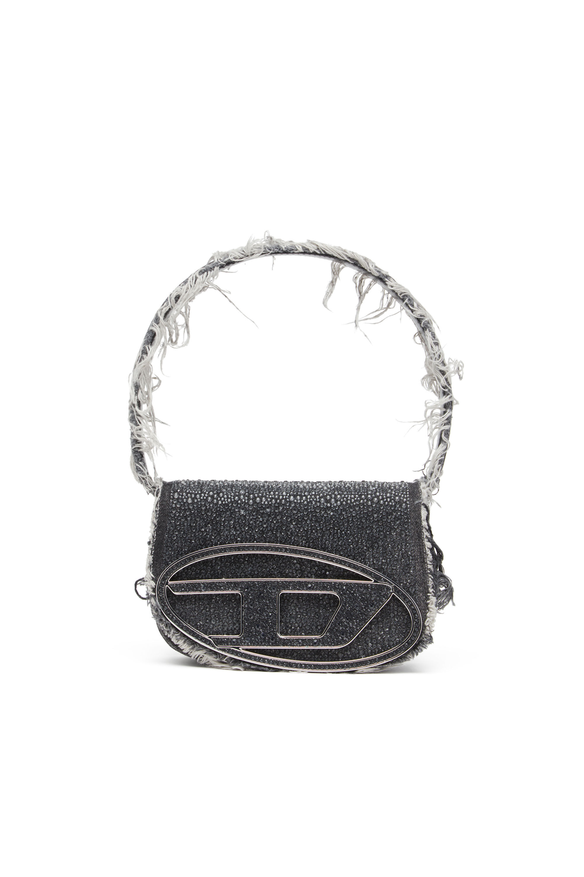 Diesel 1DR Bags: Leather shoulder bags, mirrored small logo bags