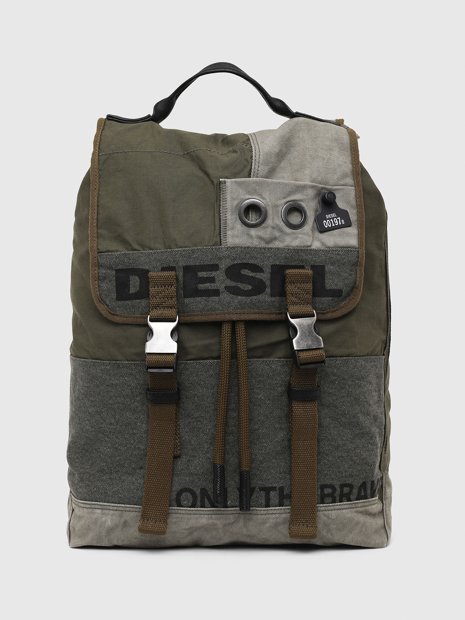 diesel canvas backpack