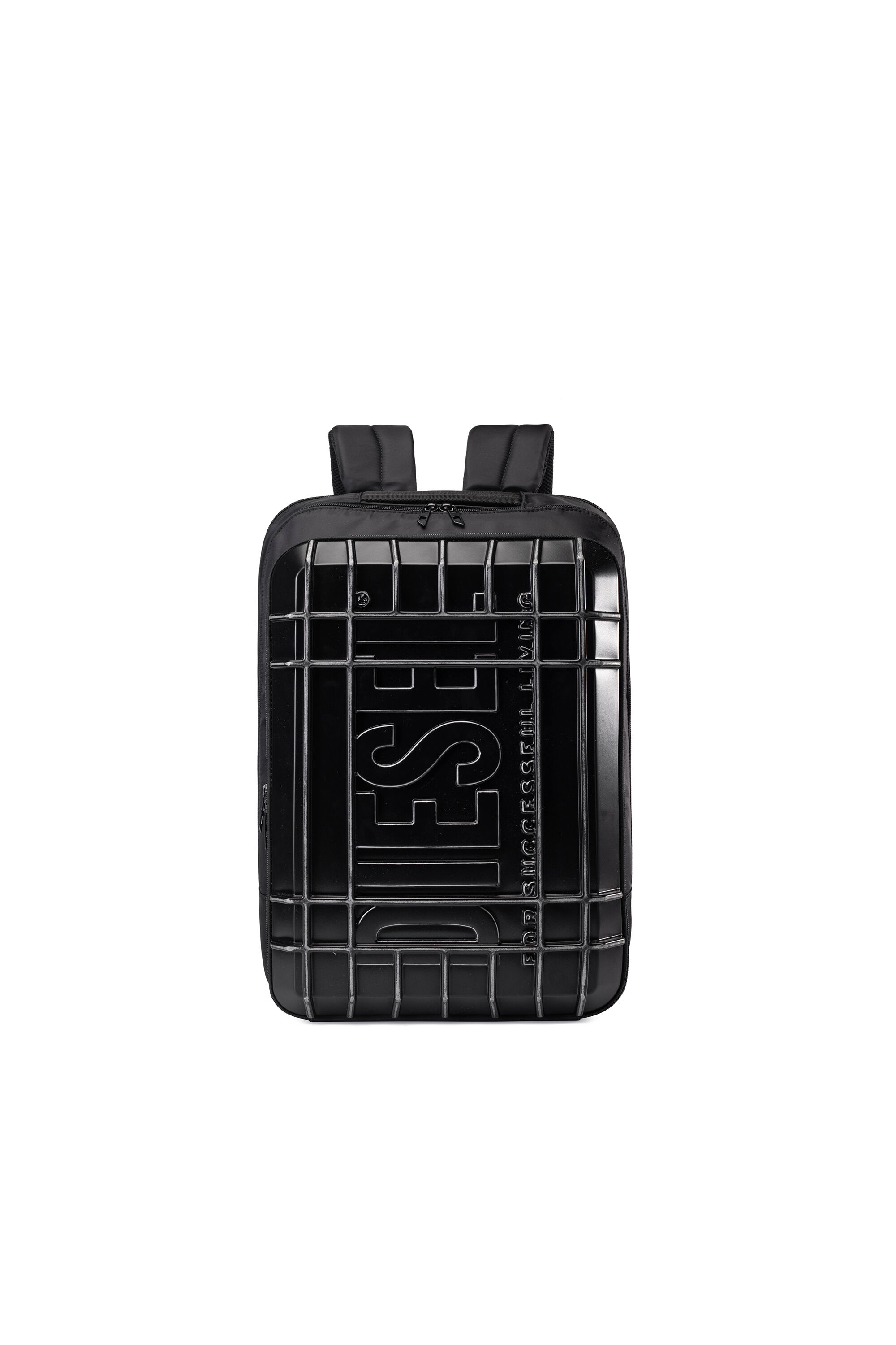 Diesel - DIESEL PC STRONG IMAGE BACKPACK- DSB005, Unisex's Rugged travel backpack in Black - 1