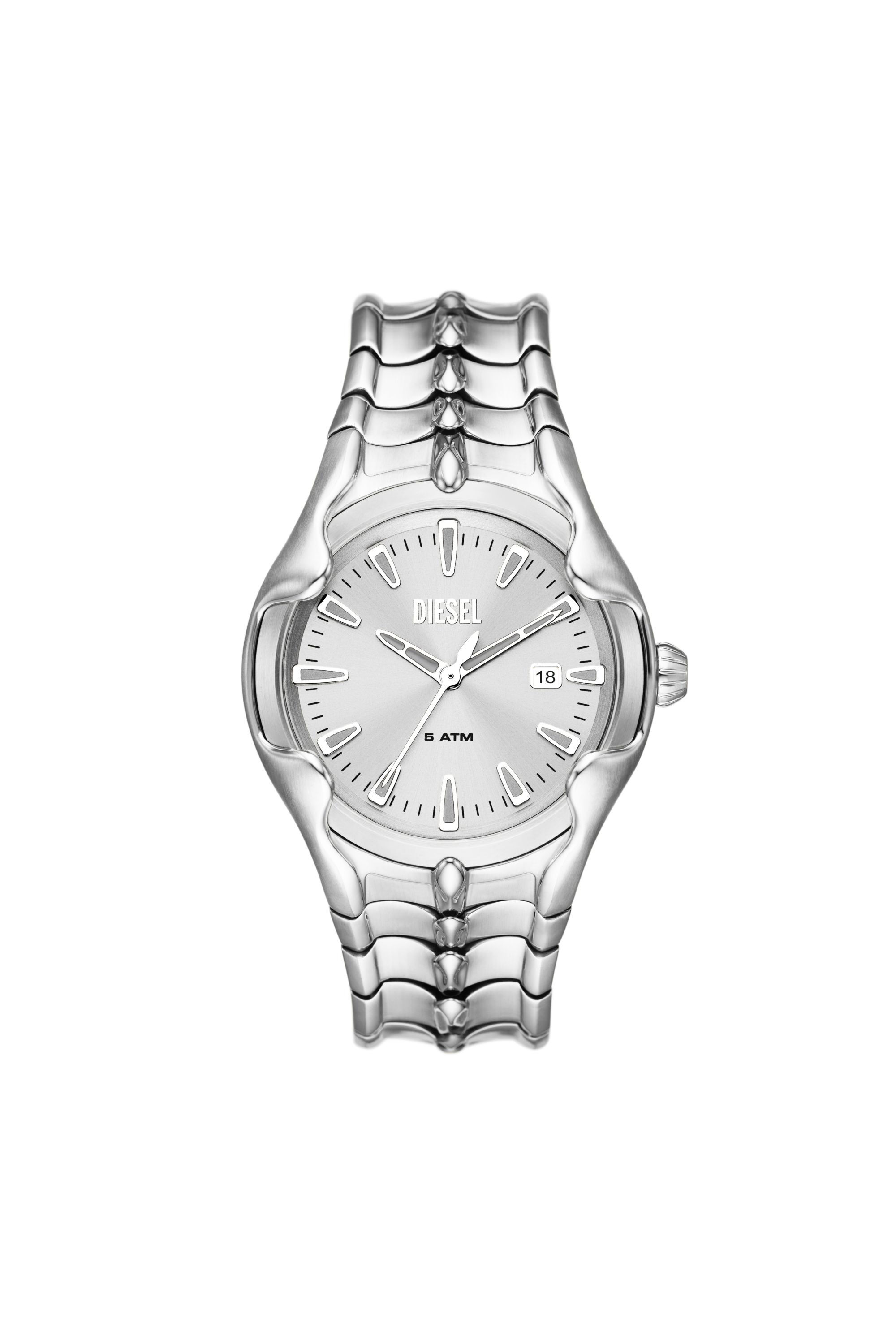 DZ2212 D-Sruptor Stainless Steel Watch｜シルバー｜メンズ｜DIESEL