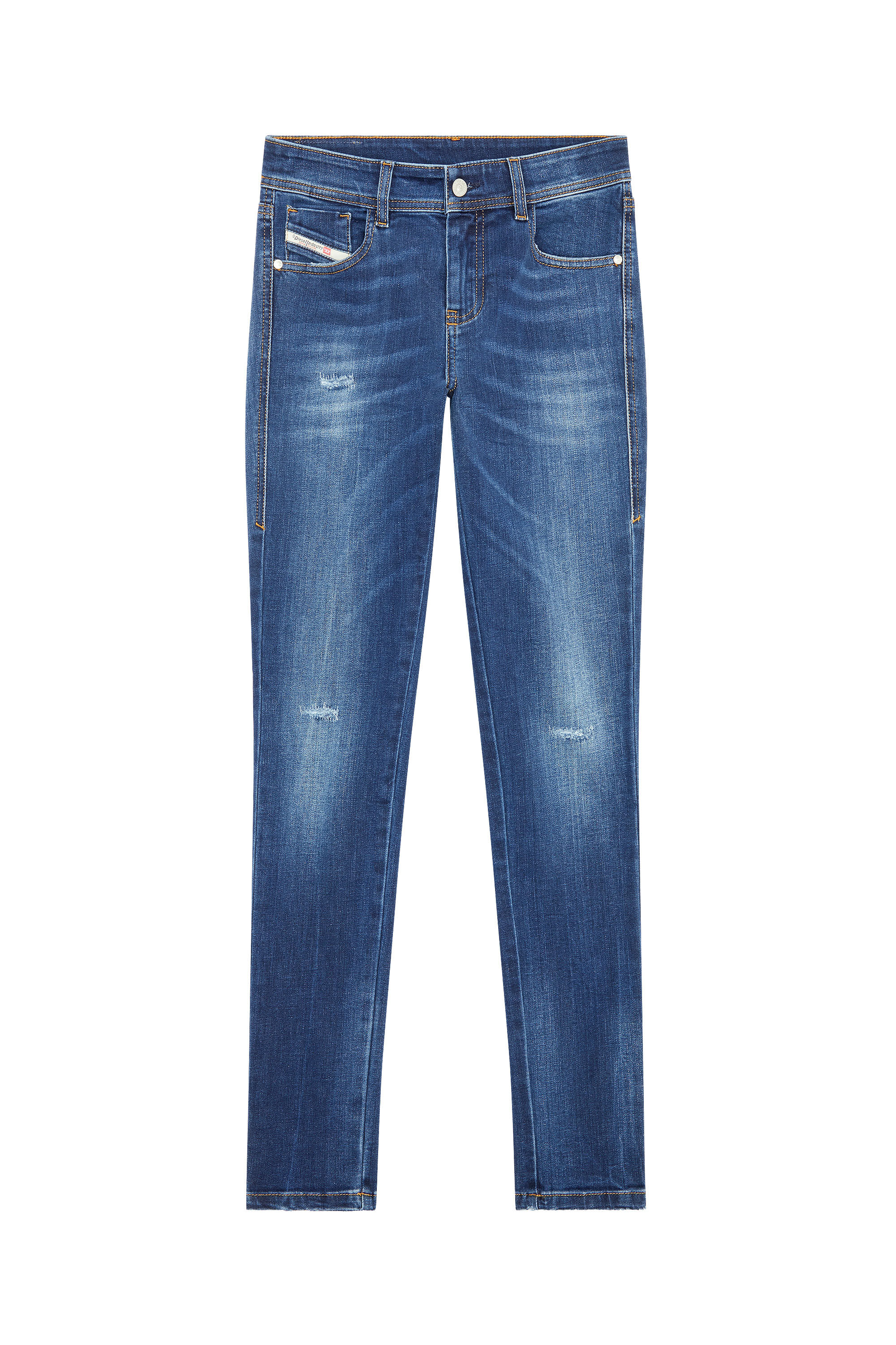 Diesel - Super skinny Jeans 2017 Slandy E09CX, Dark Blue - Image 2
