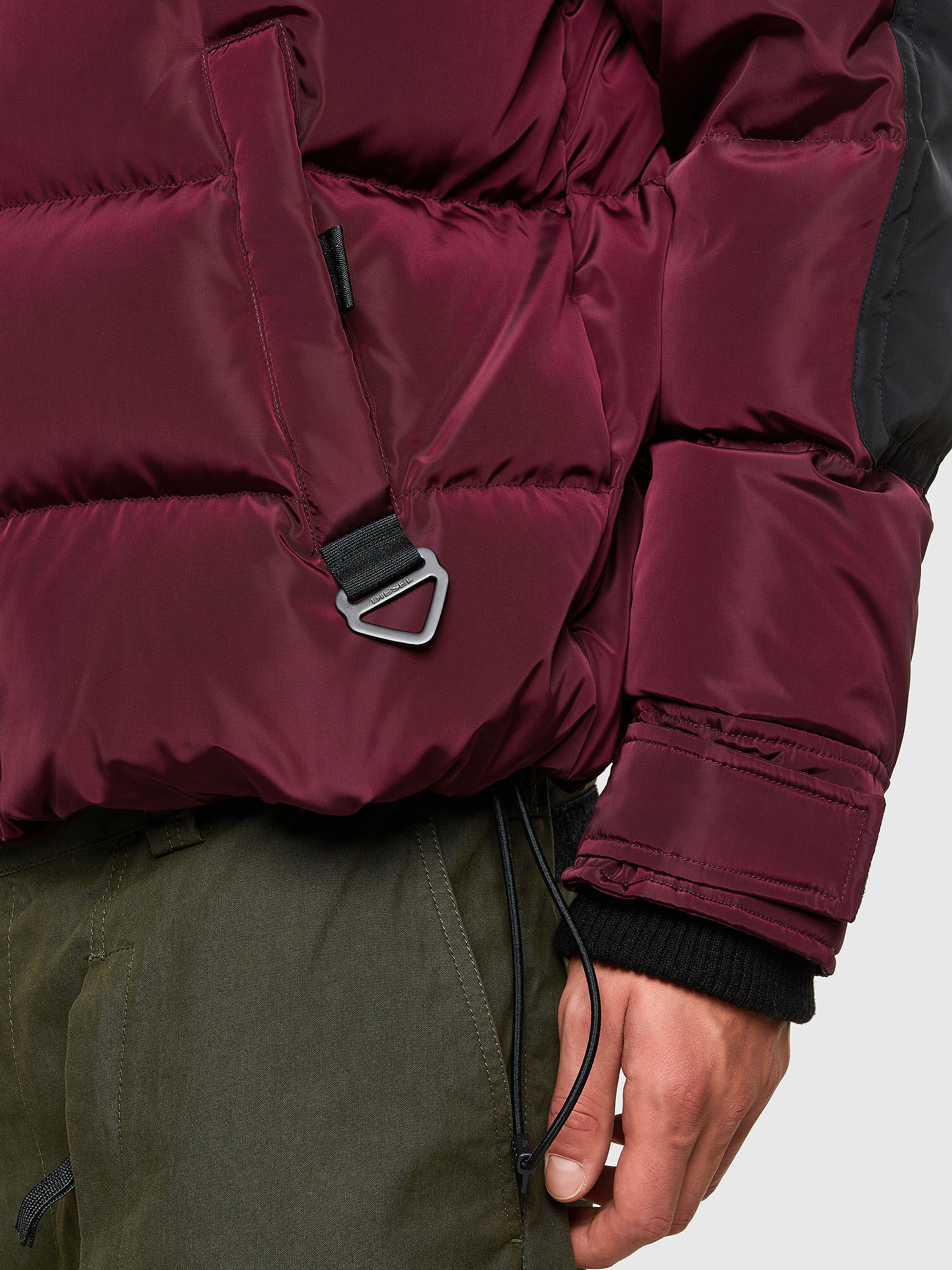 russell quilted hoodie