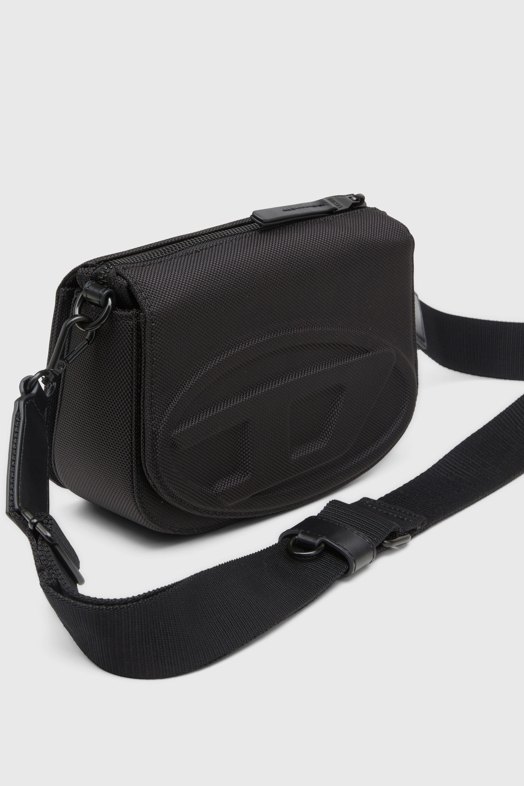 Diesel - 1DR CAMERA BAG, Unisex's 1DR-Camera bag in Cordura fabric in Black - 5