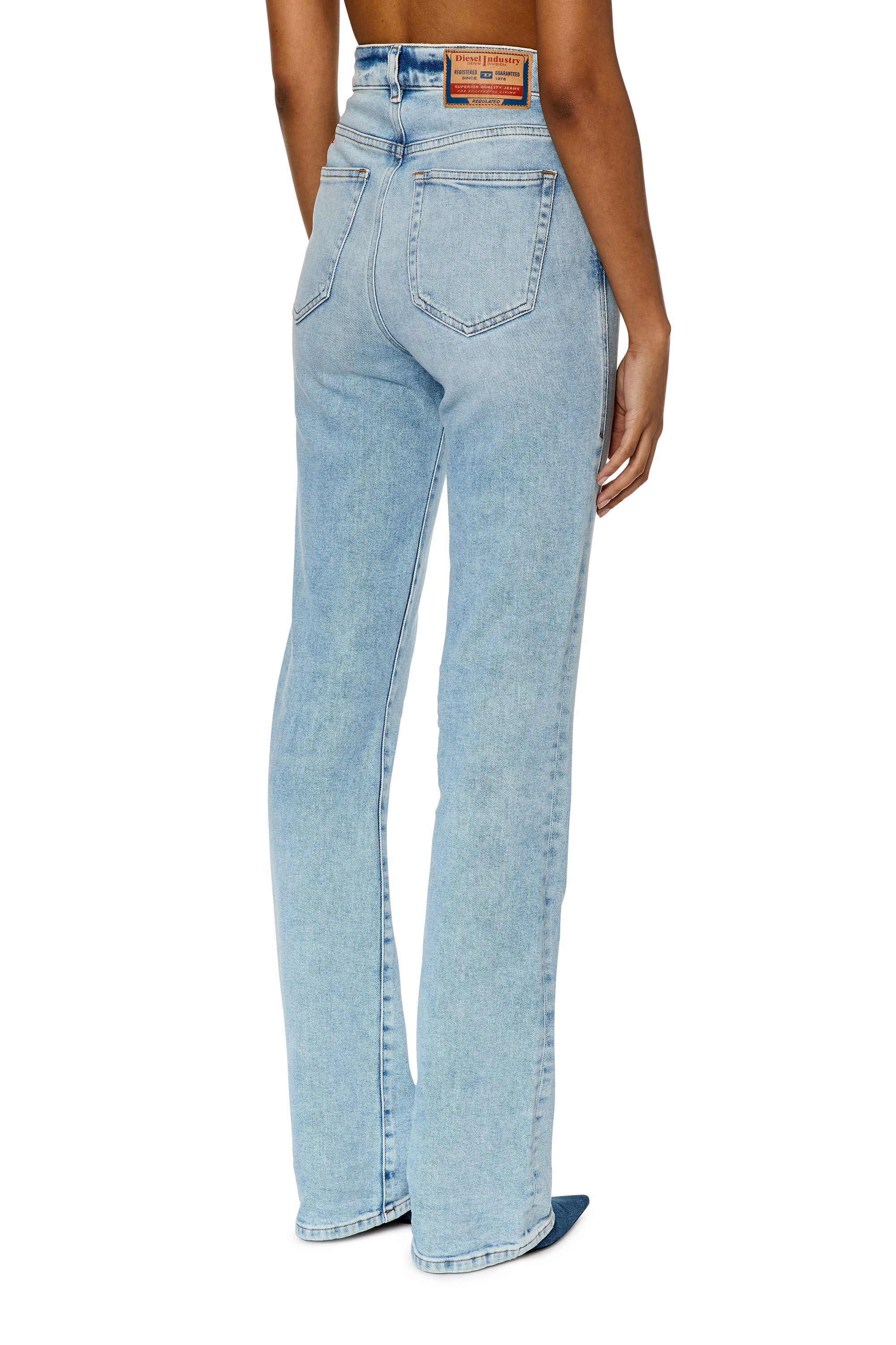 Diesel - 2003 D-Escription 09E81 Bootcut and Flare Jeans, Light Blue - Image 4