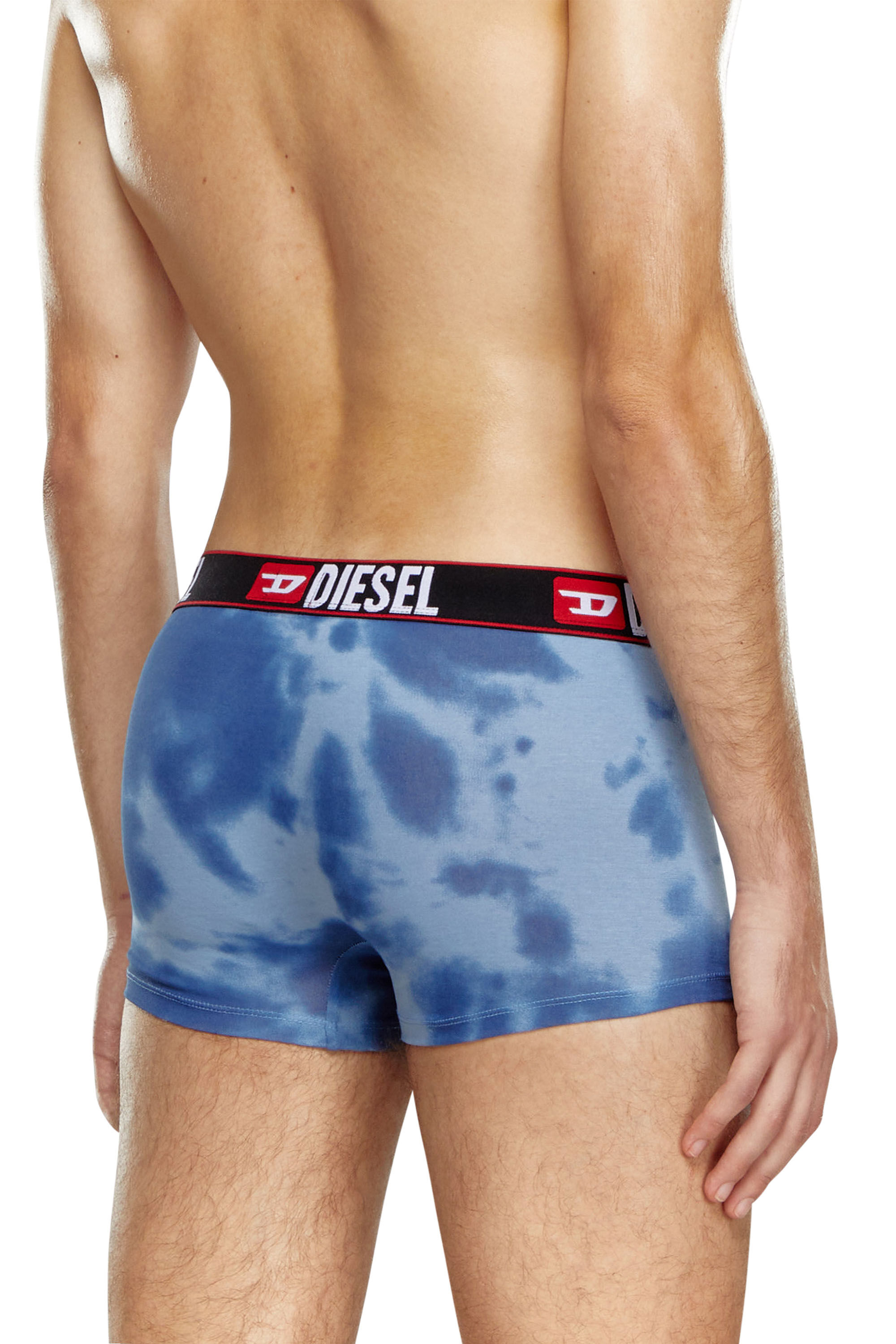 Diesel - UMBX-DAMIEN, Man's Boxer briefs with cloudy print in Dark Blue - 4