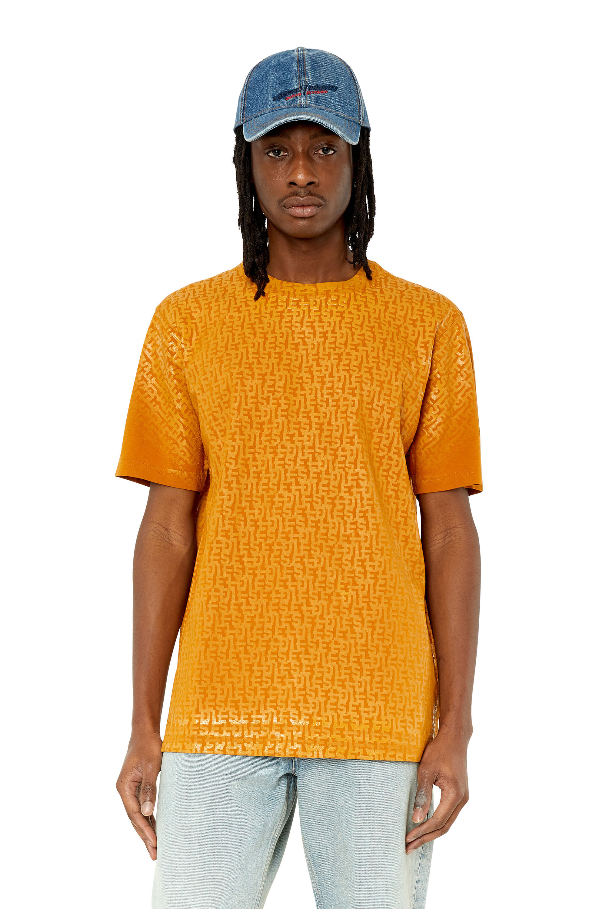 Diesel - T-JUST-MONO, Orange - Image 3