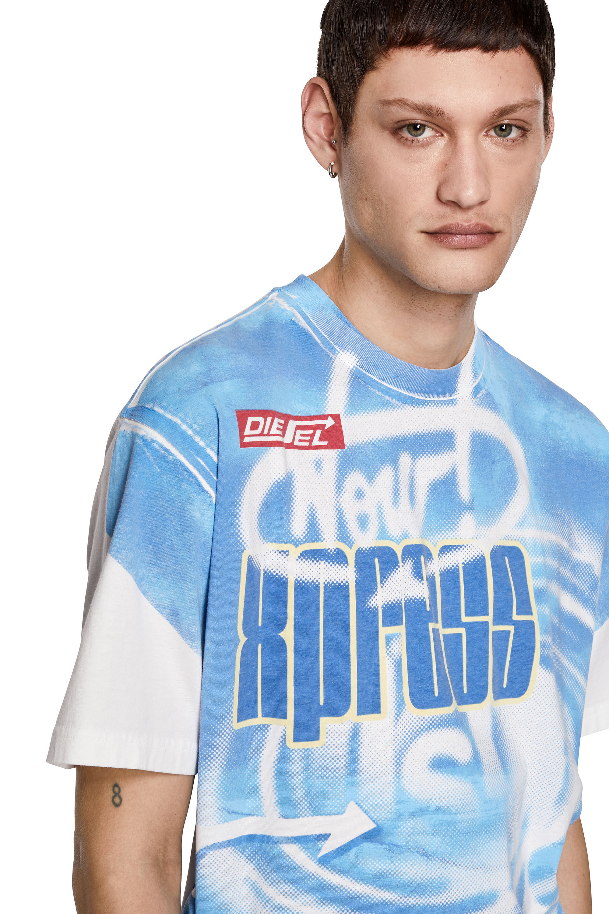 diesel t shirt blue