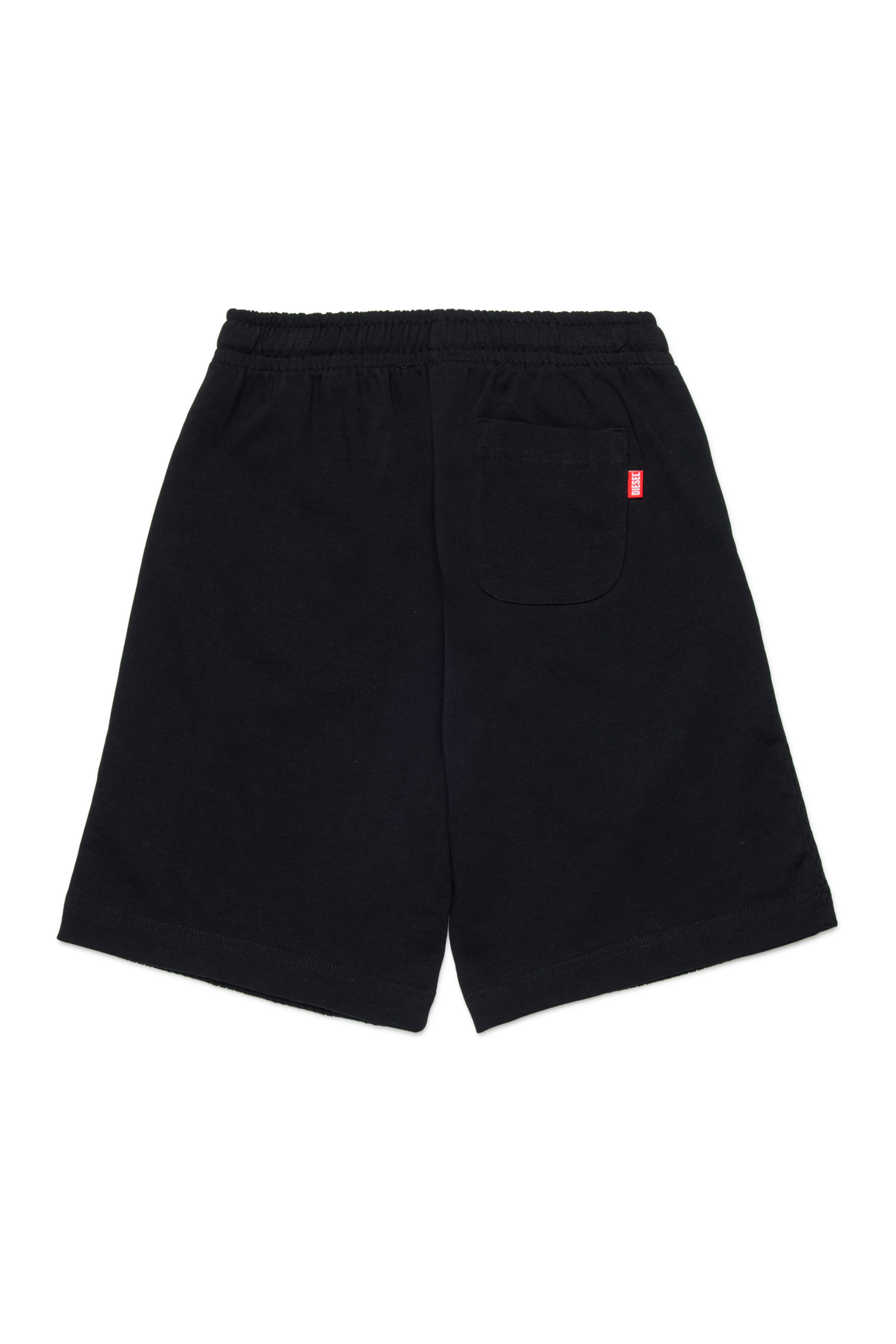 Diesel - PMESH, Man's Bermuda shorts in cotton mesh in Black - 2