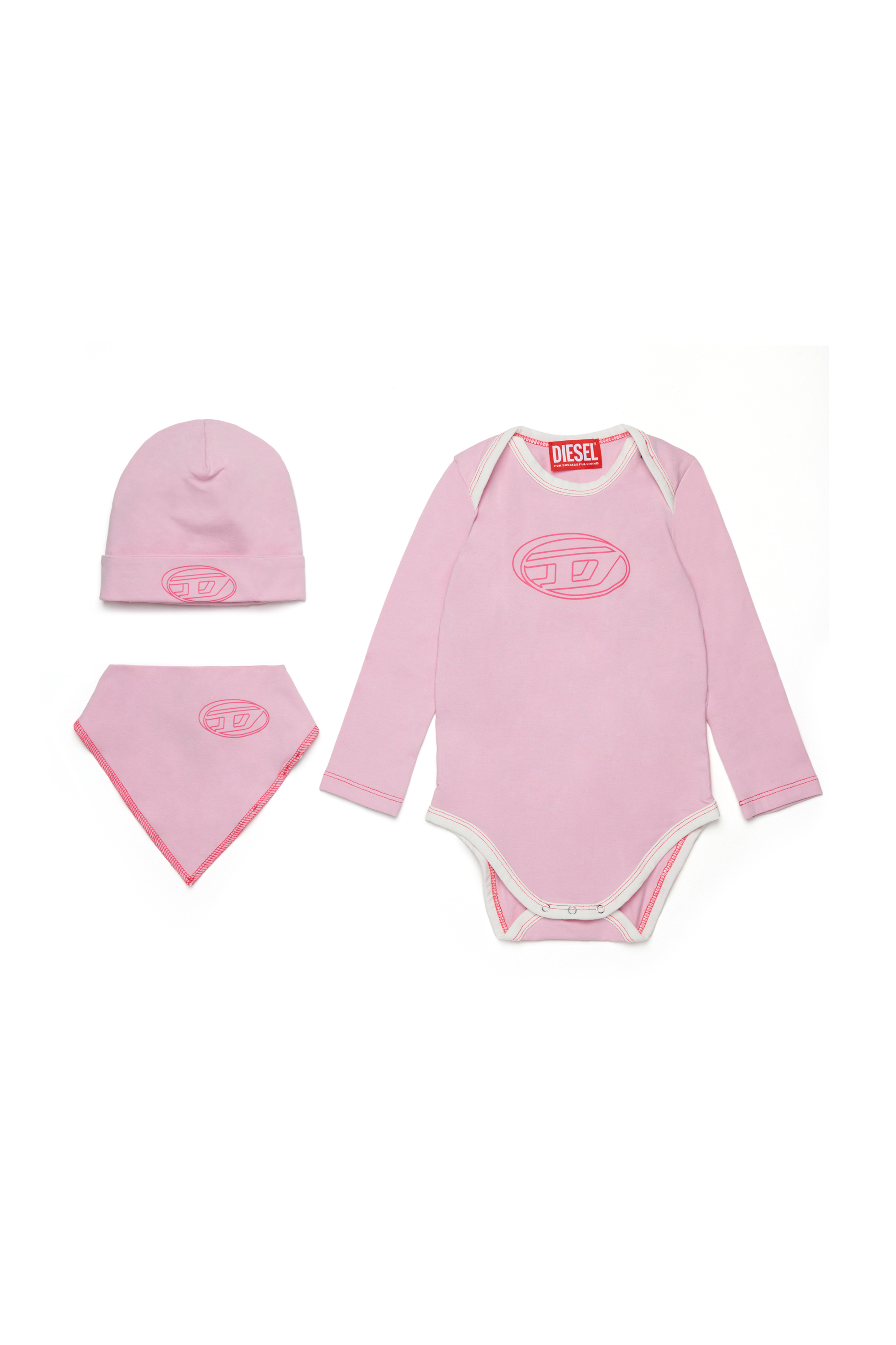 Diesel - USISSYBOX-NB, Unisex's Cotton underwear kit with logo in Pink - 1