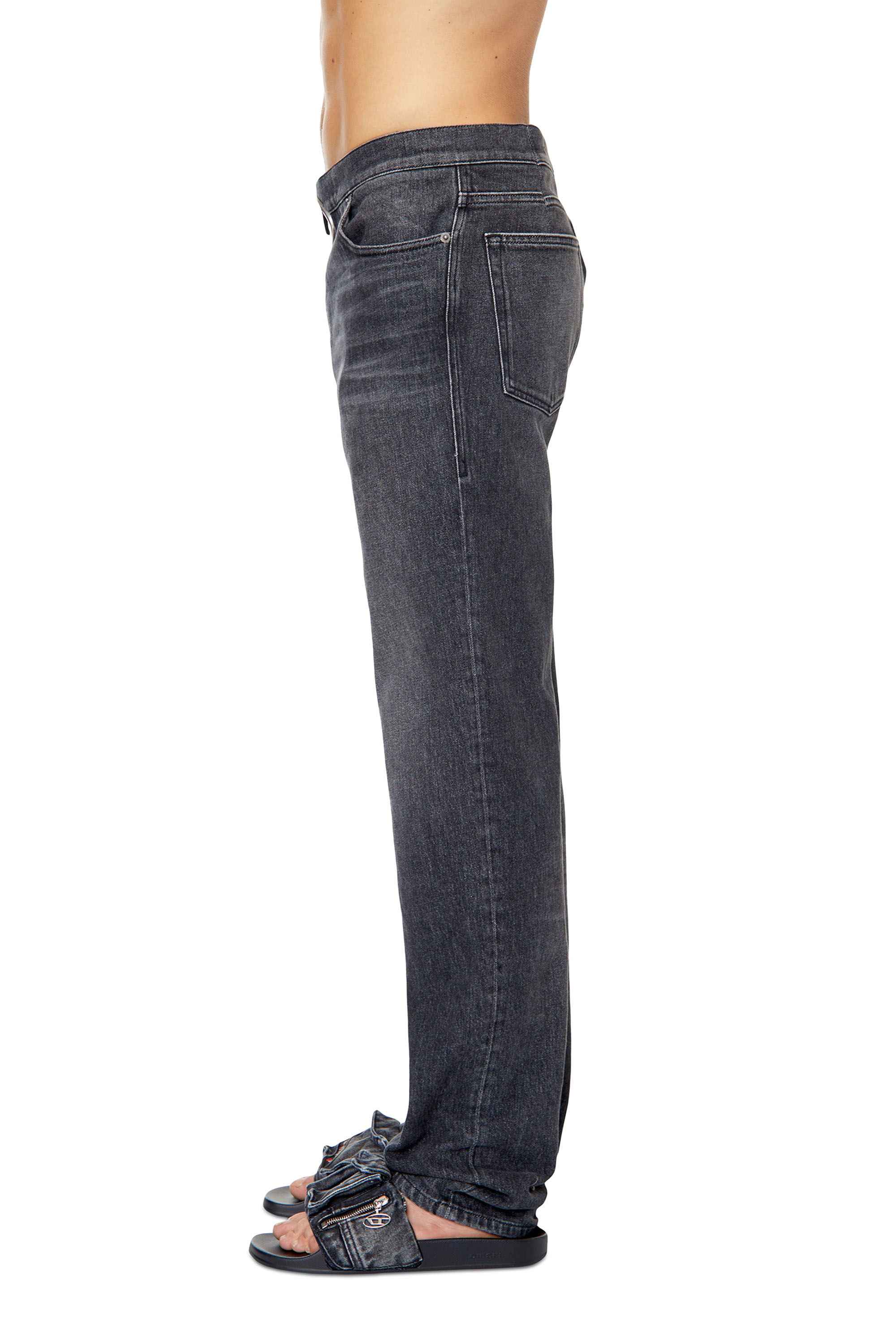 Diesel - 1955 D-Rekiv 0CKAH Straight Jeans, Black/Dark grey - Image 4