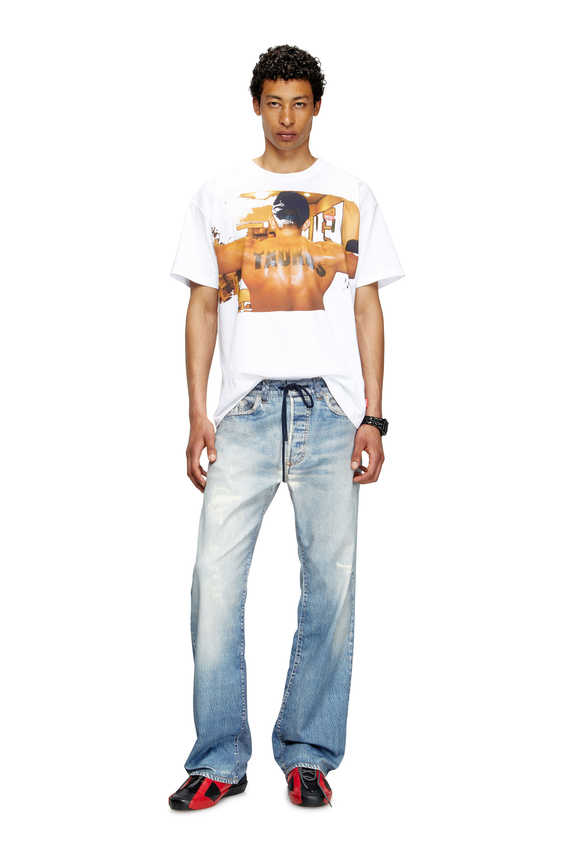 Diesel - PR-T-NORM-TOM25-1, Unisex's T-shirt with graphic print in White - 2