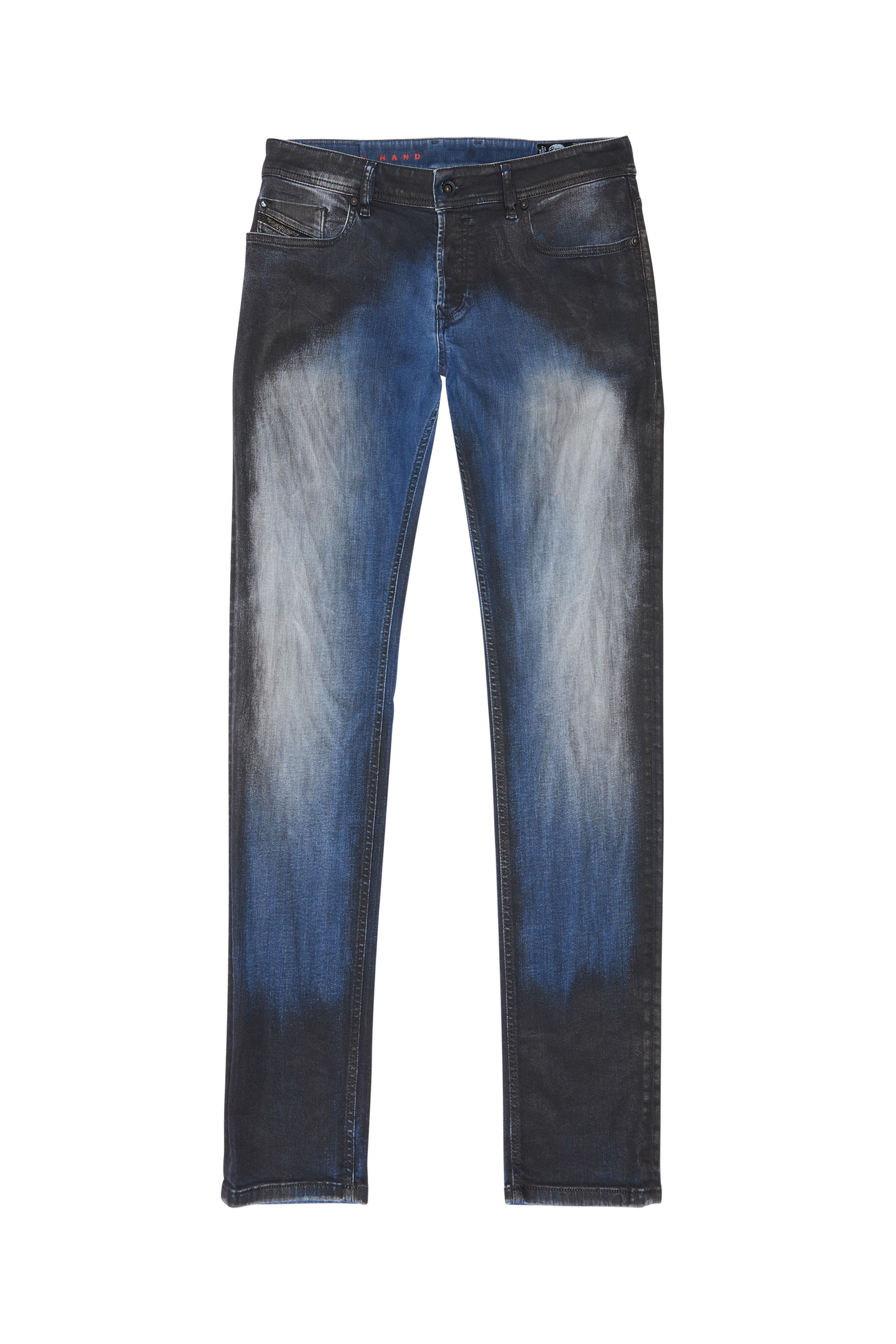 SLEENKER, Medium blue Diesel - SLEENKER, Man's Diesel Man - Jeans Black/Dark grey in Medium blue - 1