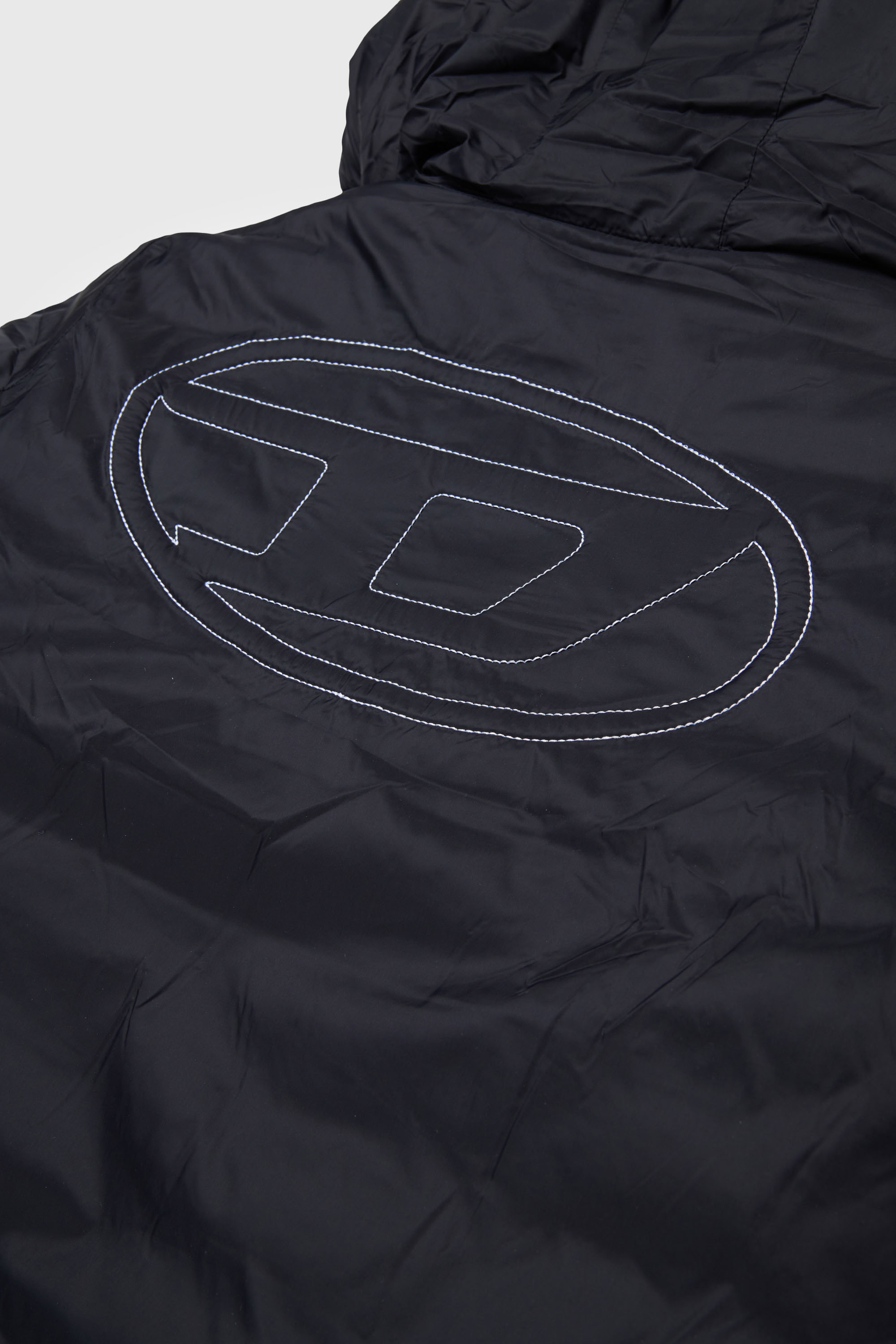 Diesel - JOSIPLS, Unisex's Hooded jacket in padded nylon in Black - 4